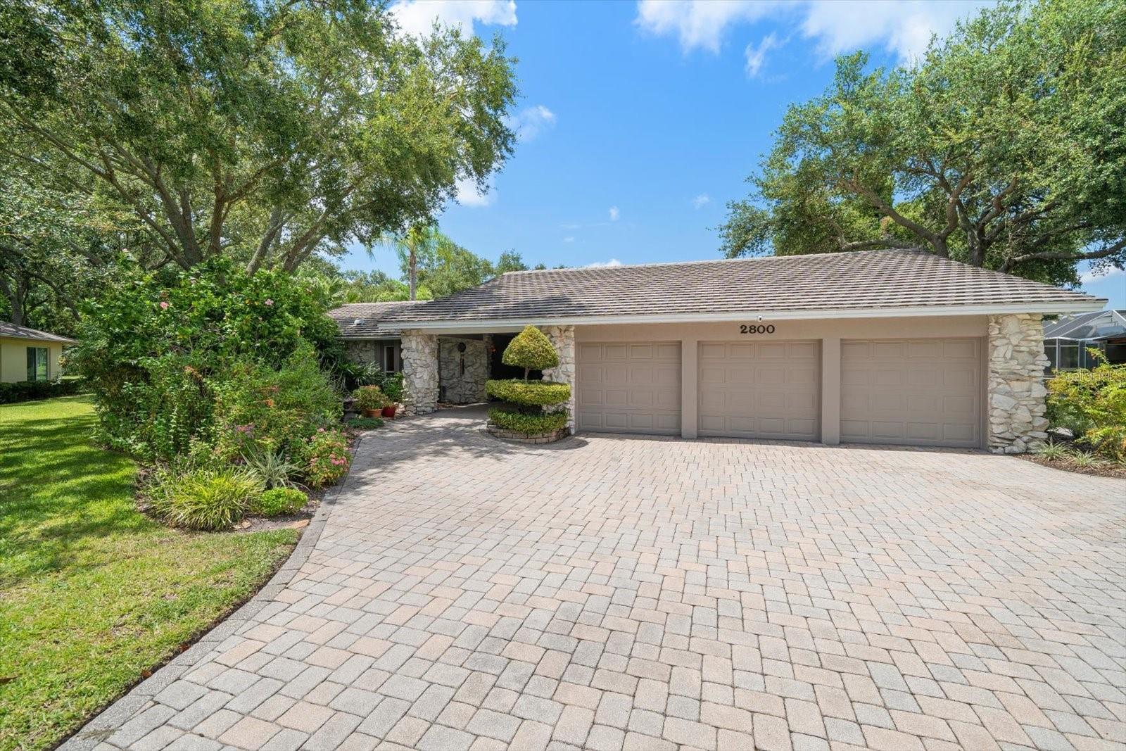 Oversized Paver Driveway