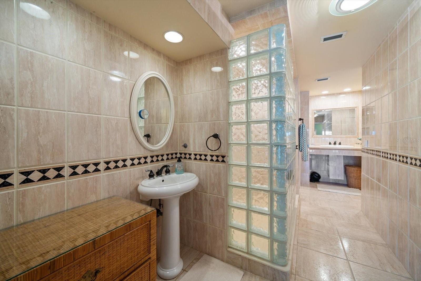 Large primary bathroom