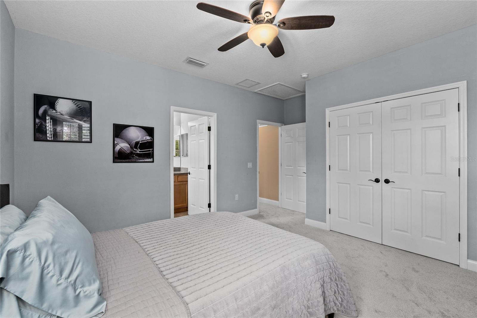 4th Bedroom with large closet