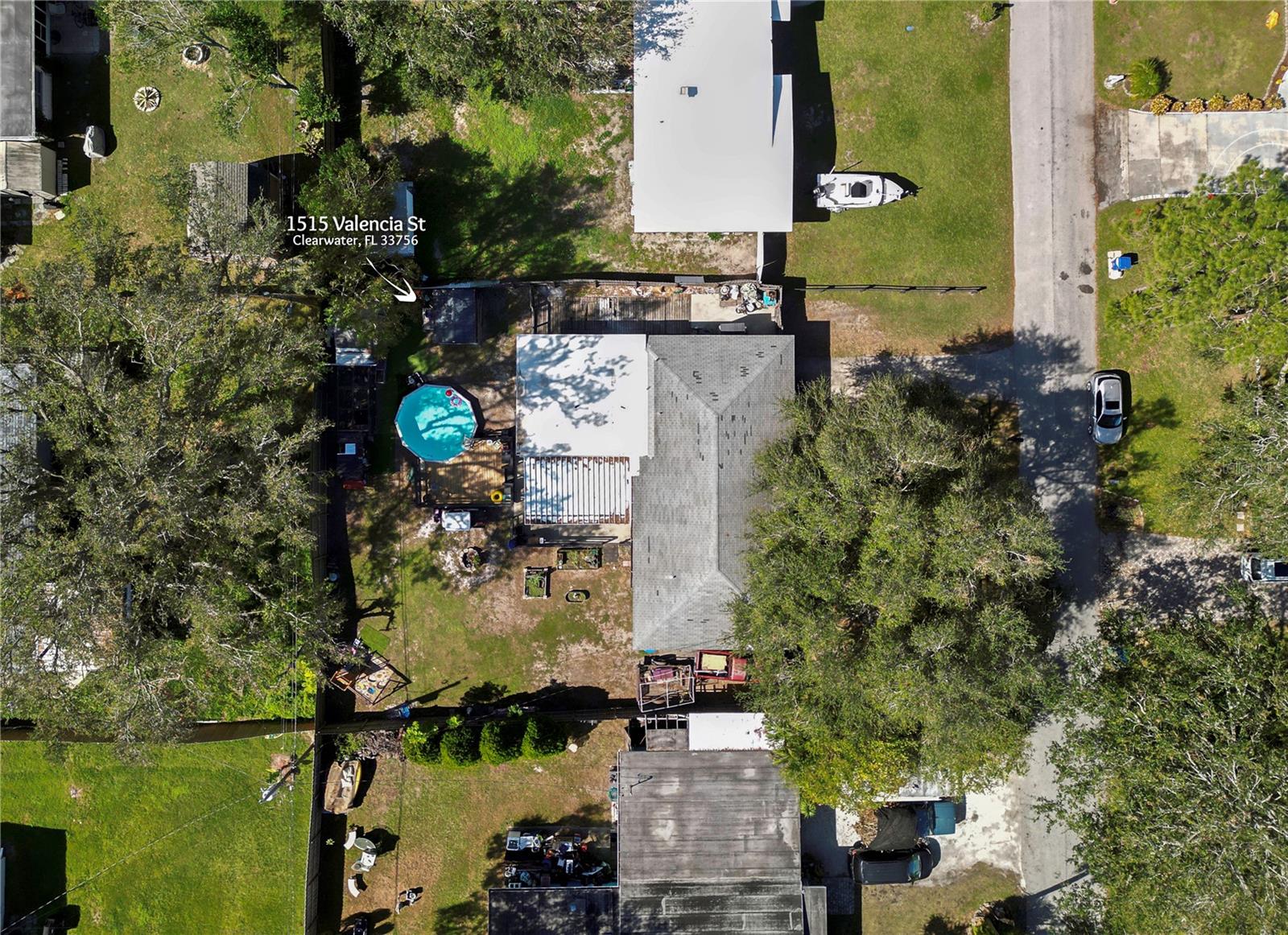 Aerial view of property.