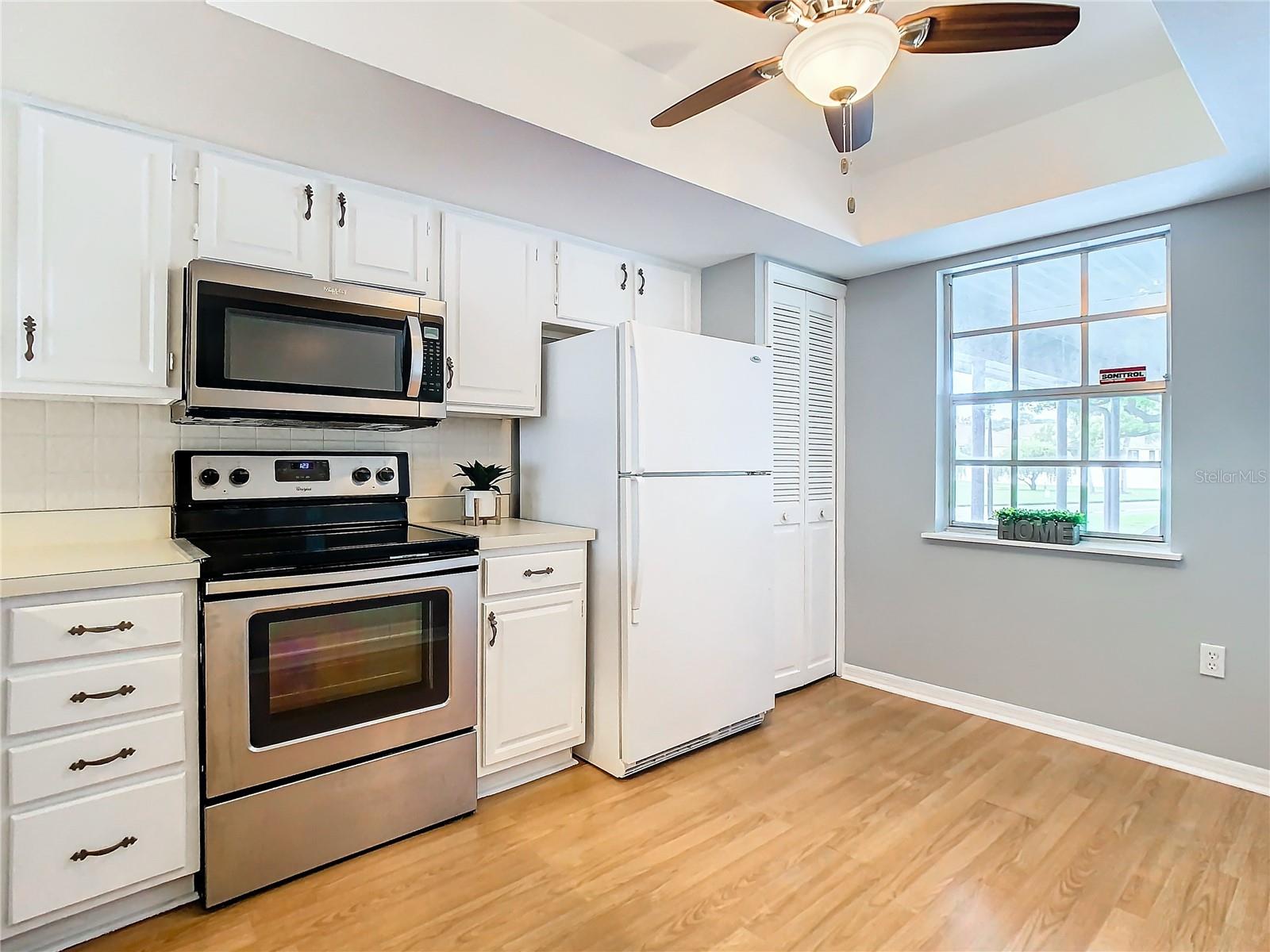 kitchen with pantry closet