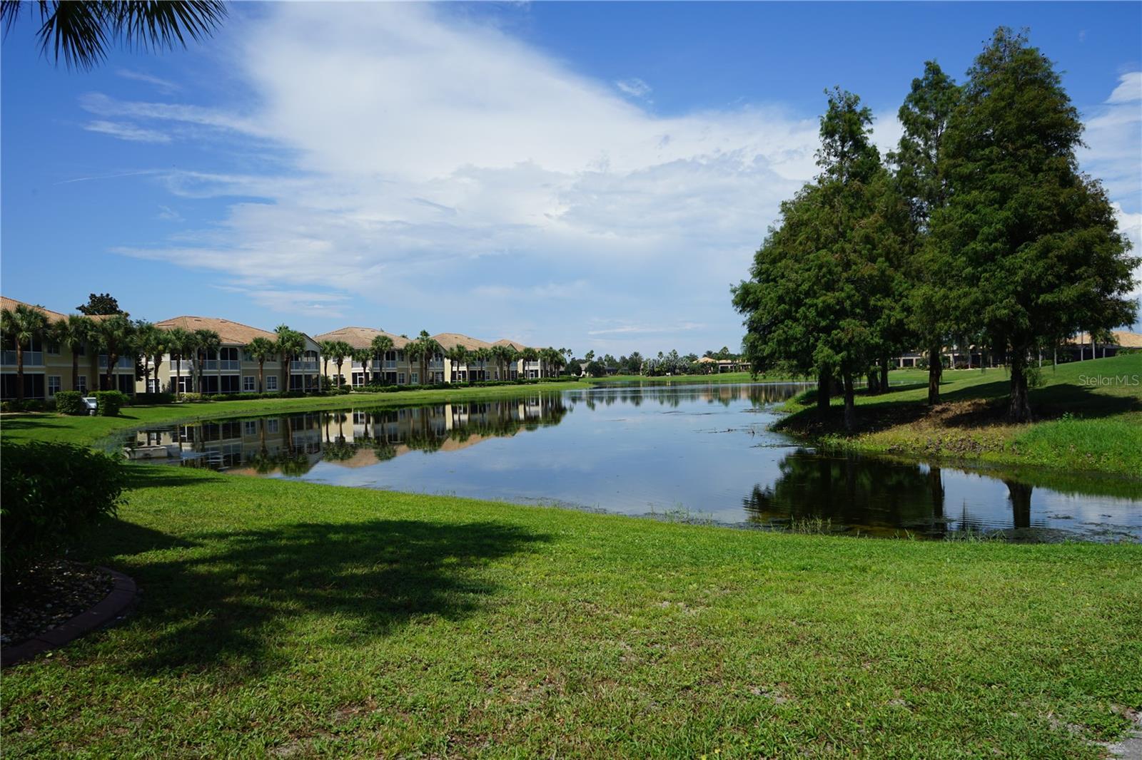 view of pond and hole # 8