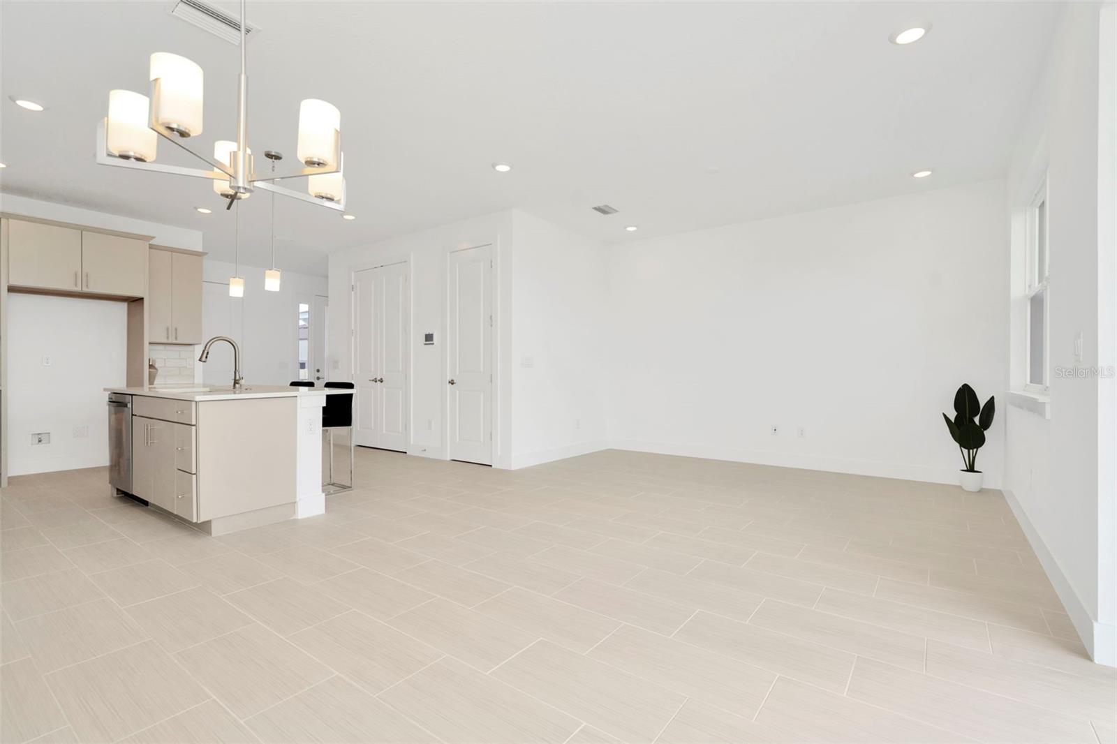 View of Living Room from Dining Room