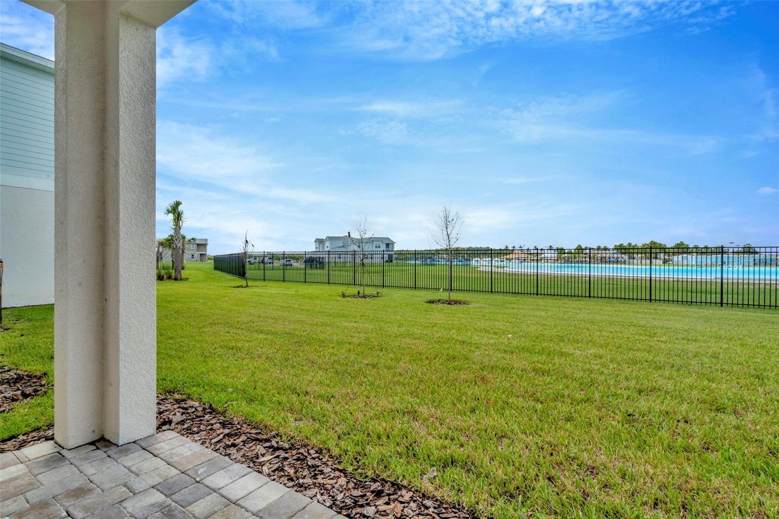 Back Patio with View of the Lagoon