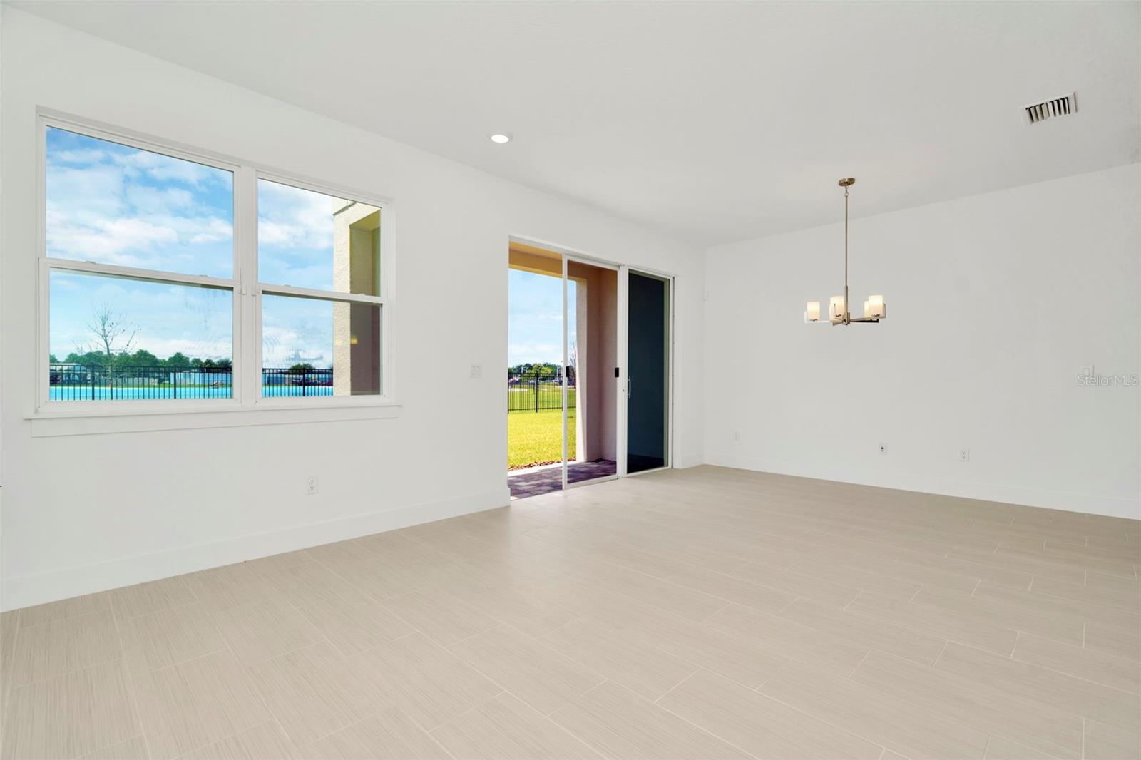 Living room view to Dining Area