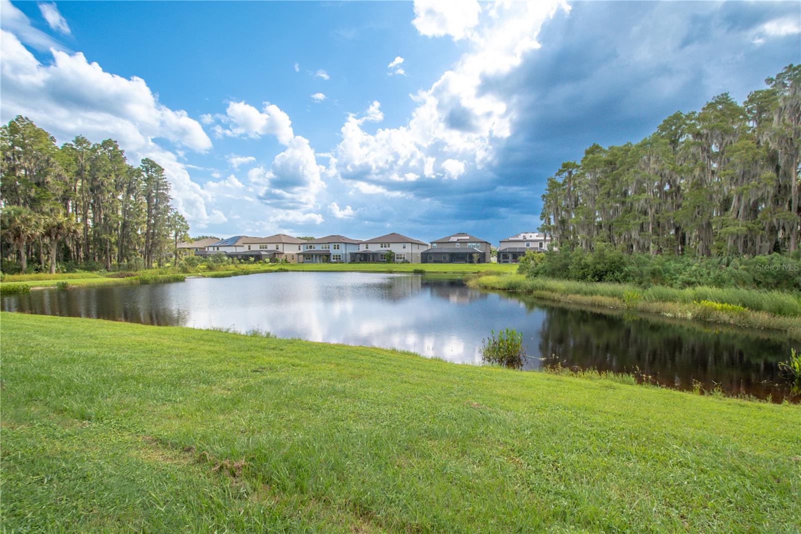 No rear neighbors and a lovely pond view.