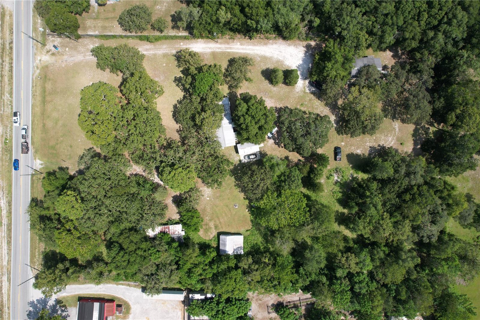 aerial view - Shady Hills Rd is to the left