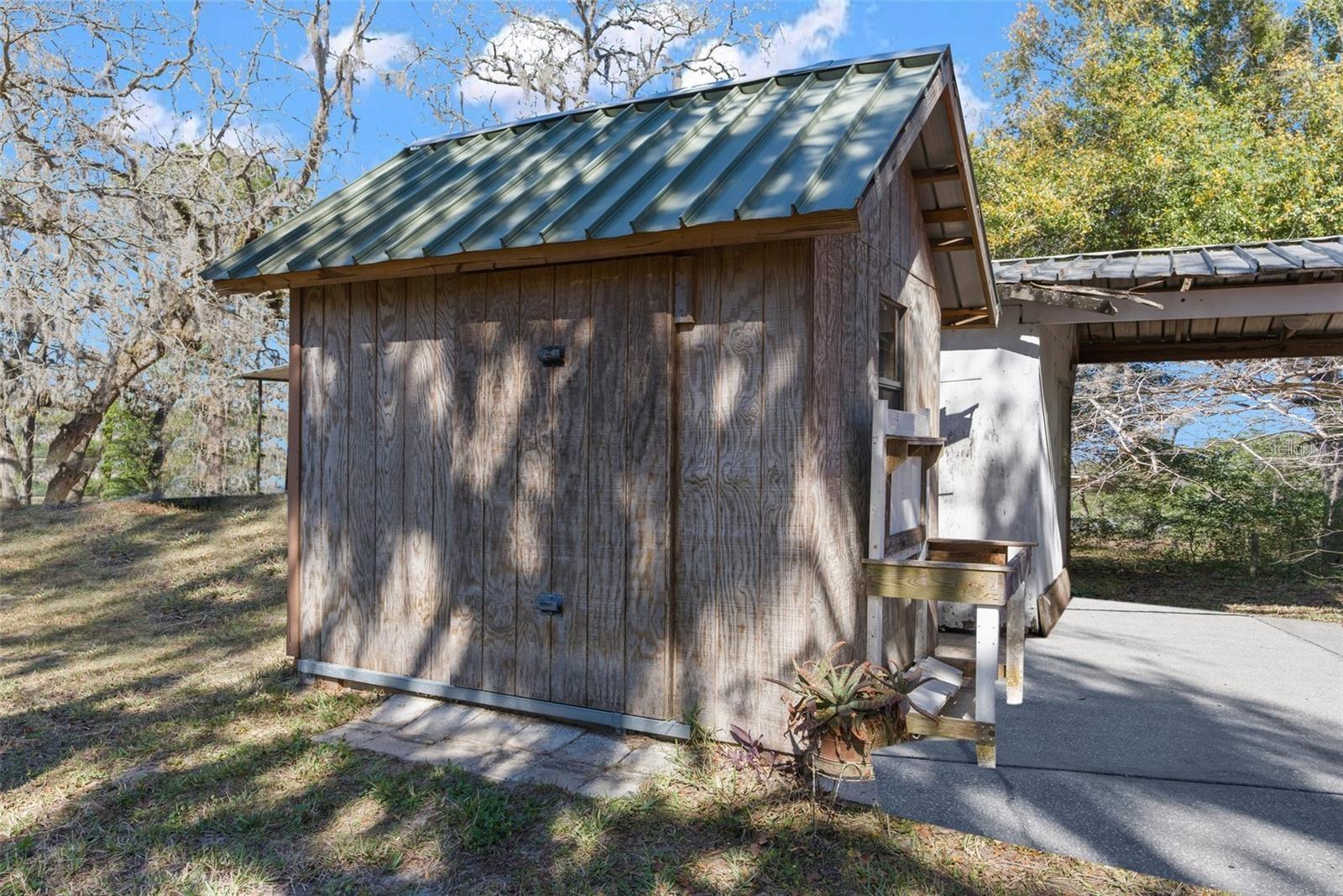 small shed next to mobile #1