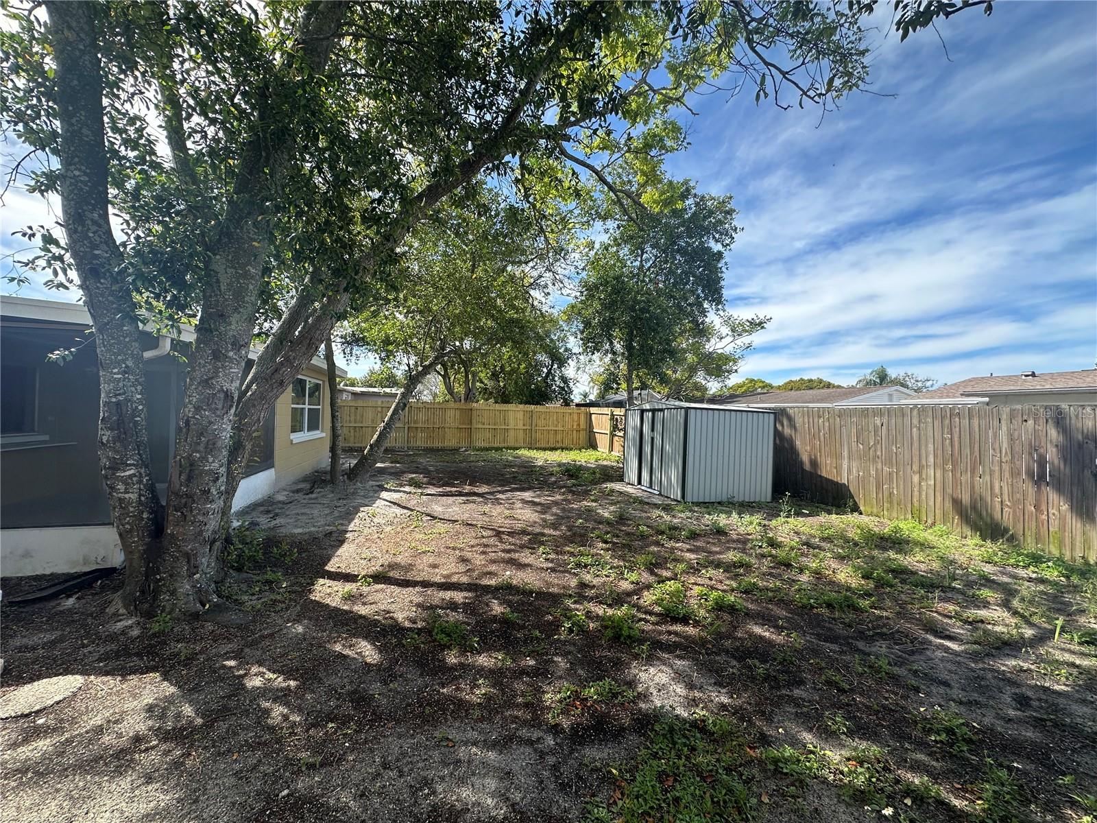 Large Fenced Backyard