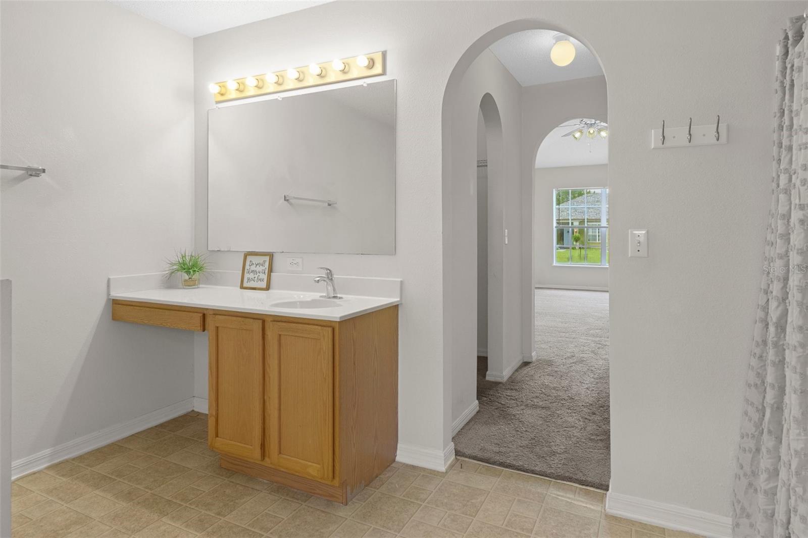 Here is the Vanity on the Master Bathroom