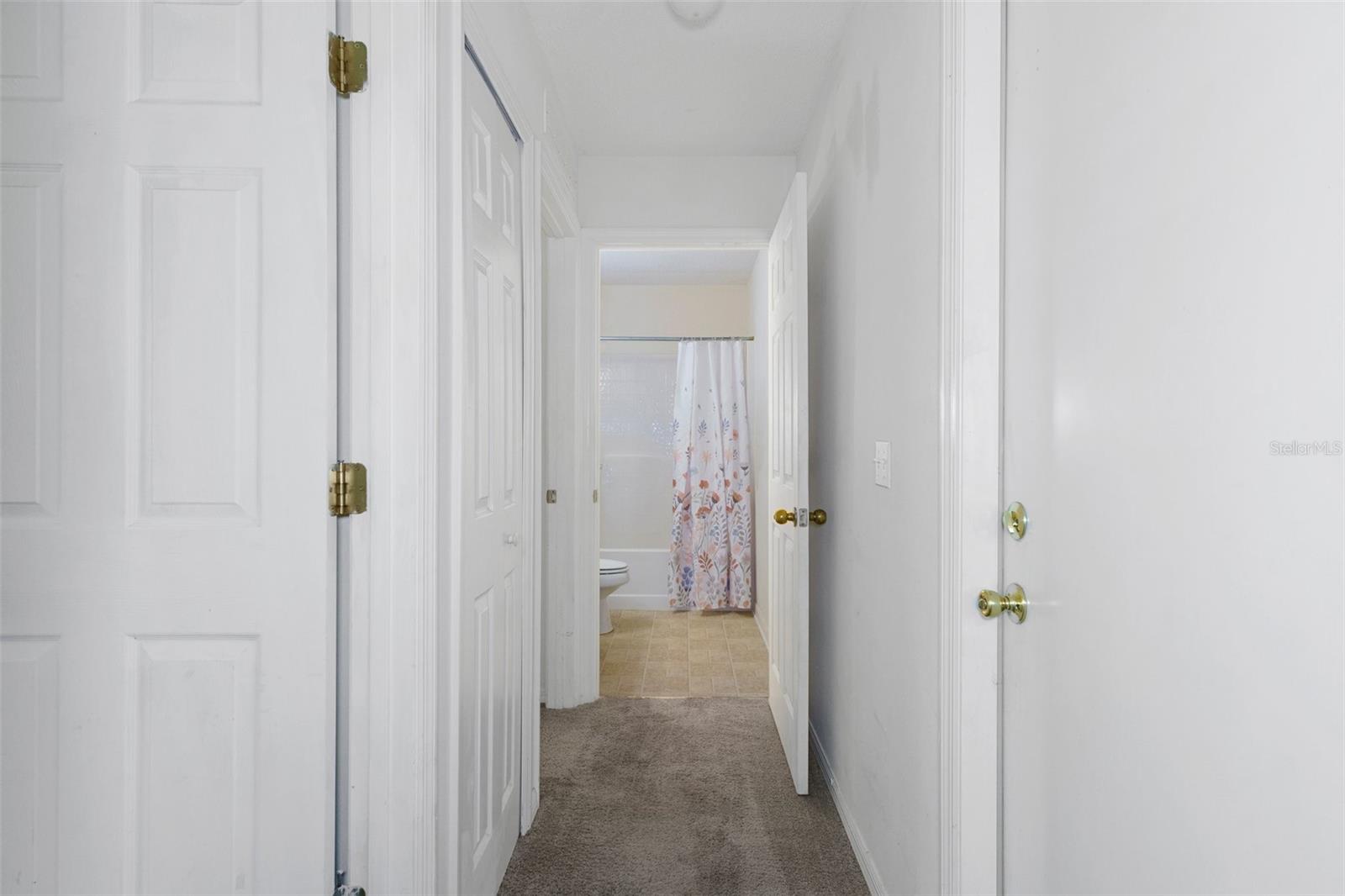 Hallway to the guest bedrooms