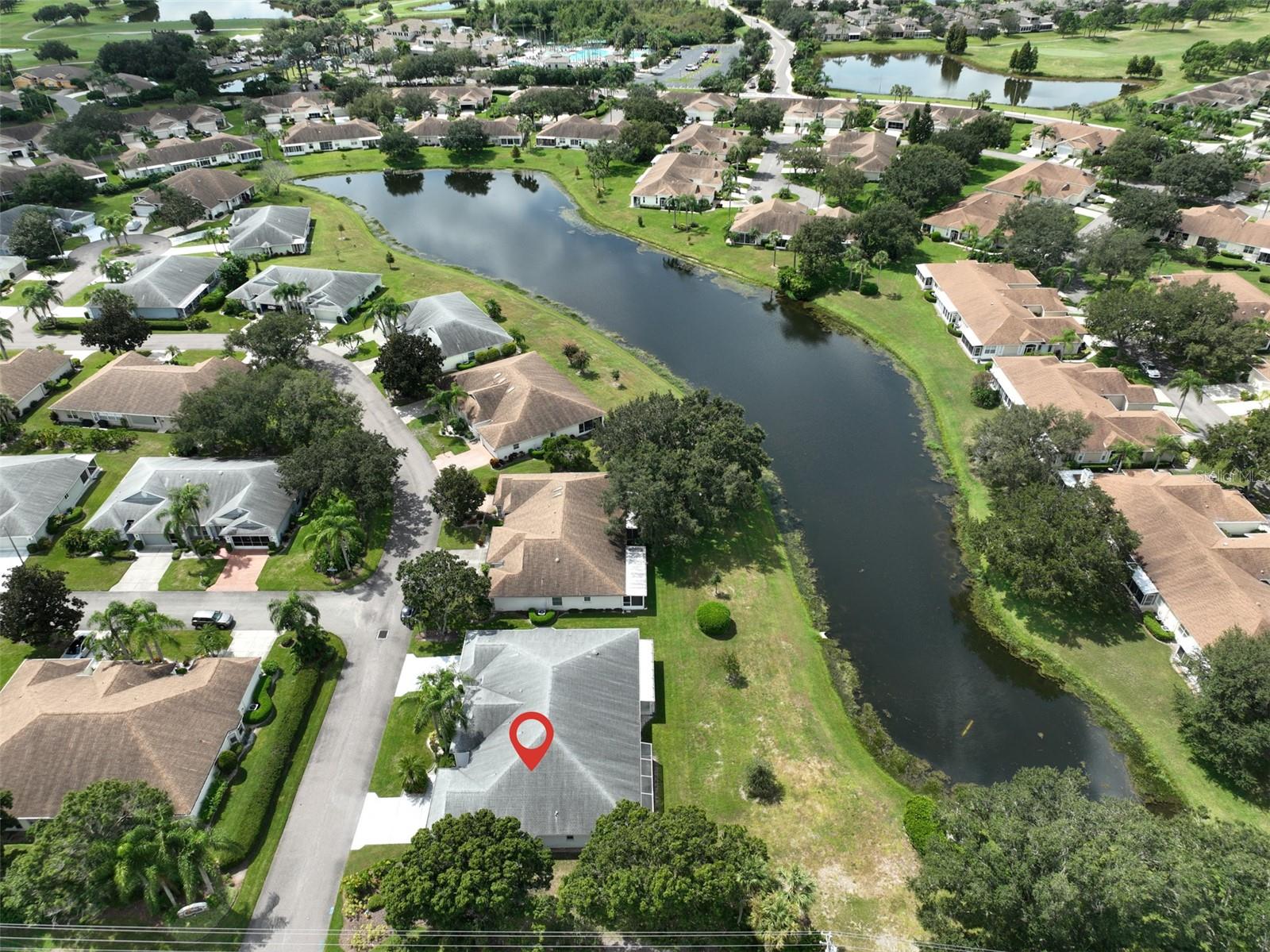 Aerial Pond & Street View