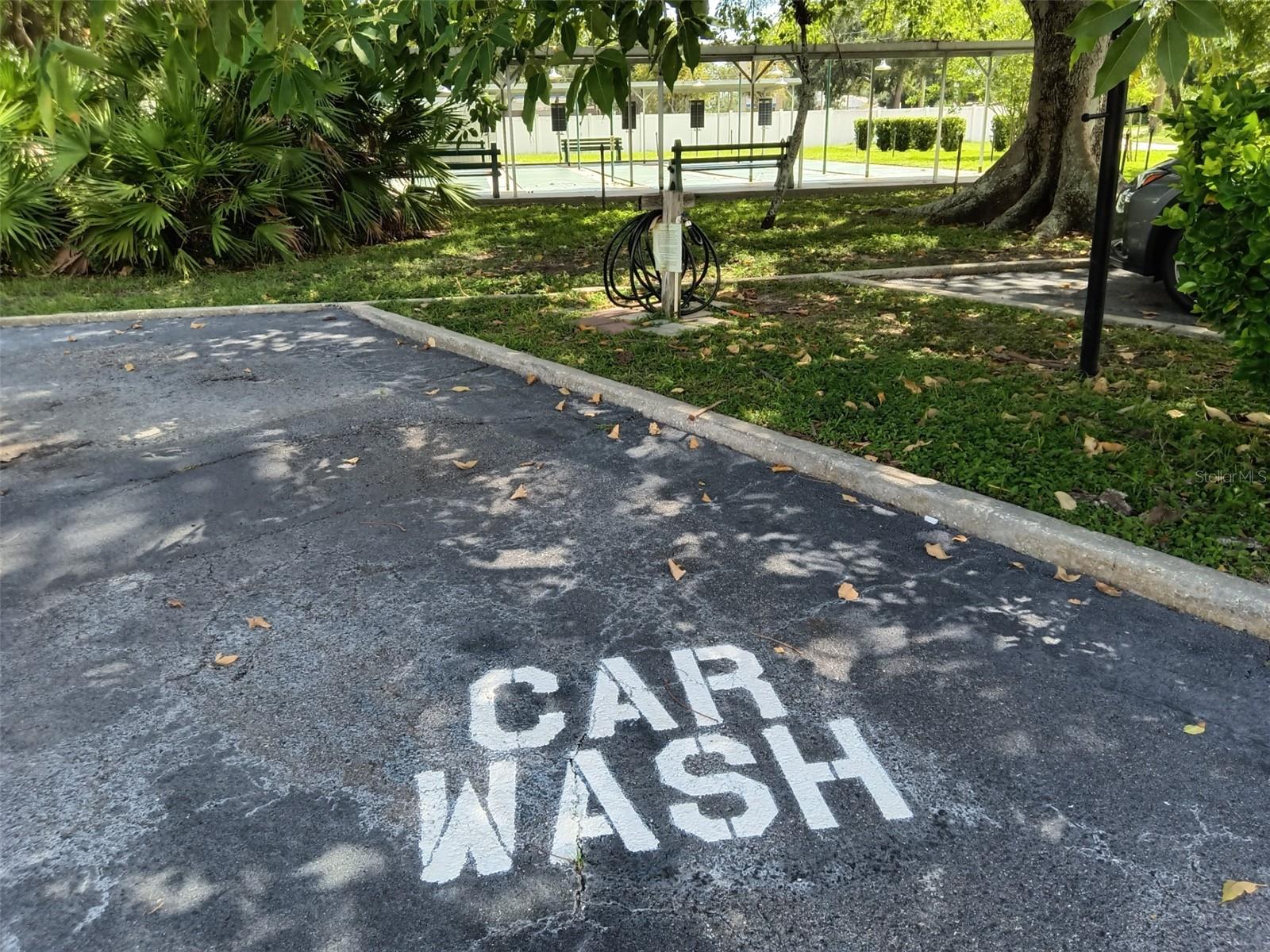 Car wash area