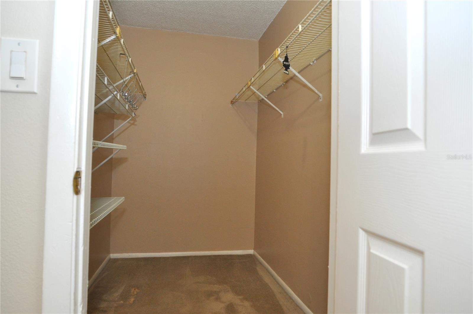 Primary walk-in closet