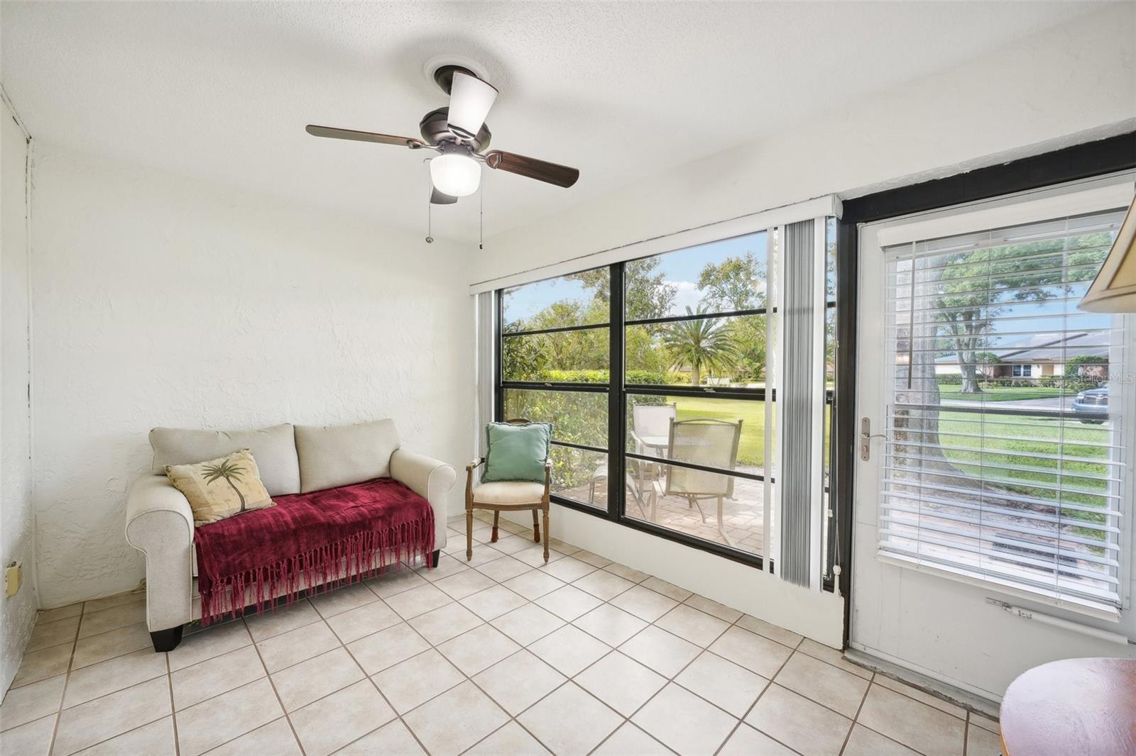 Enclosed back porch