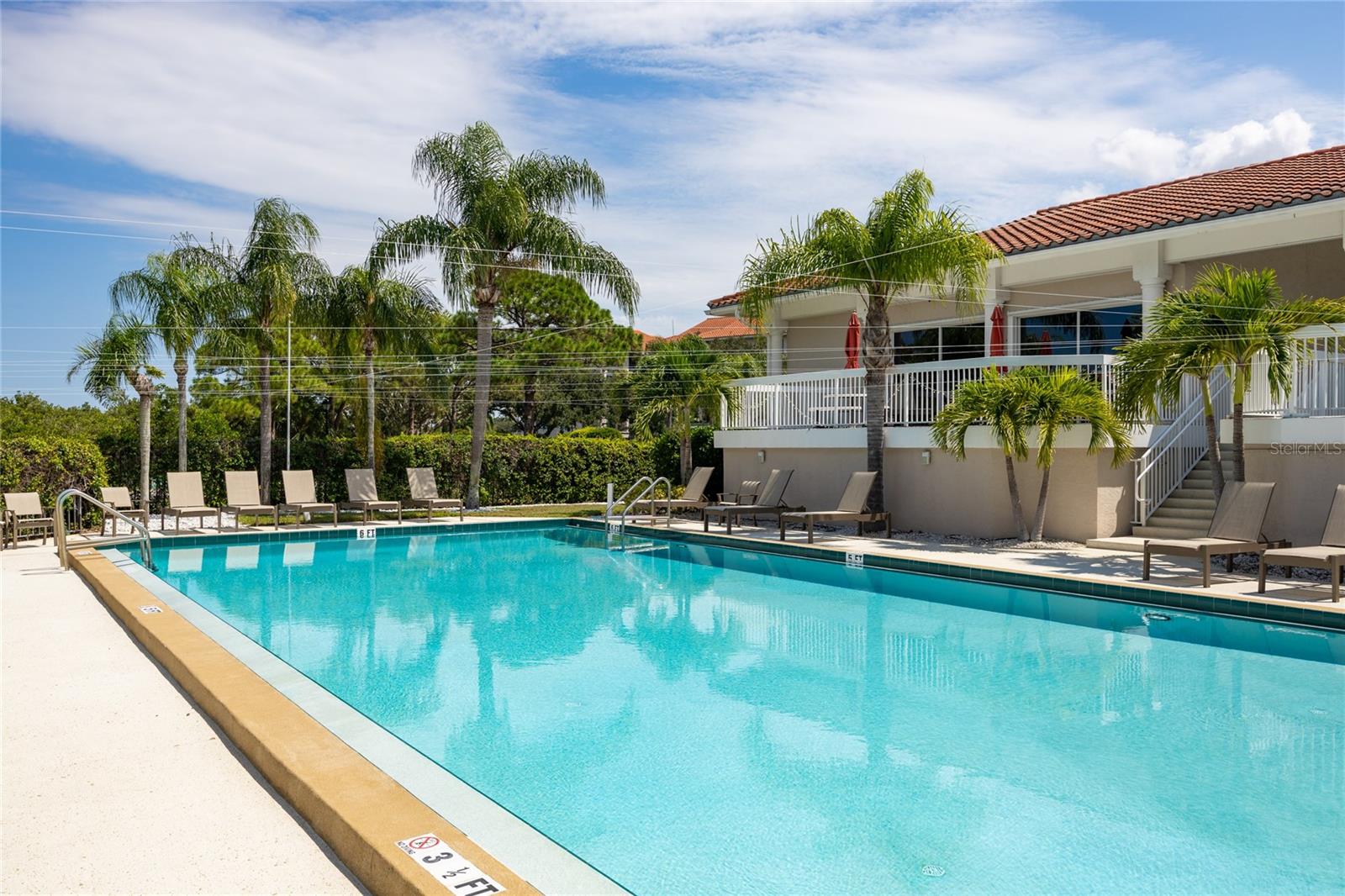 This is the larger pool at Tarpon Cove