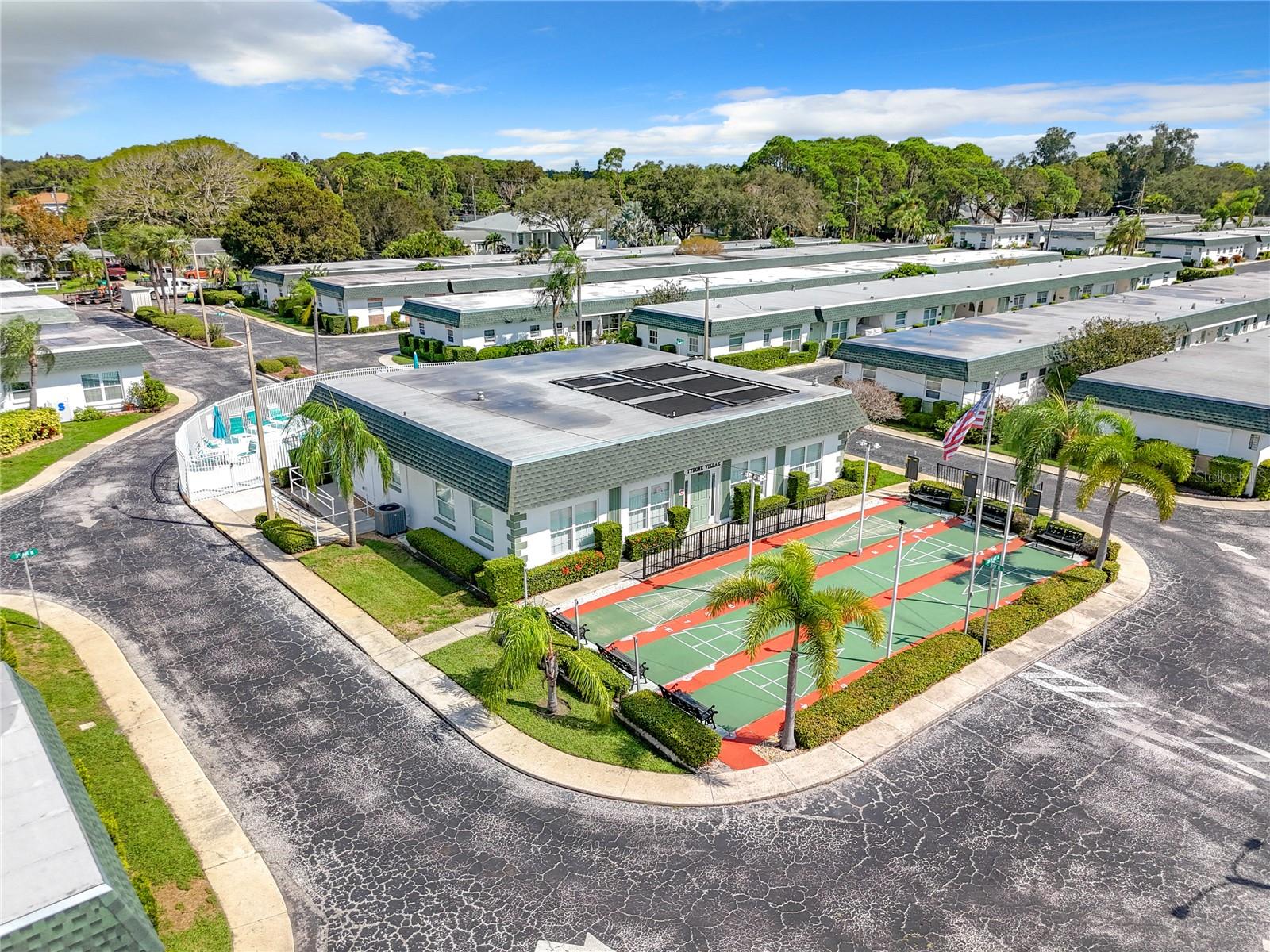 Aerial view of the Clubhouse