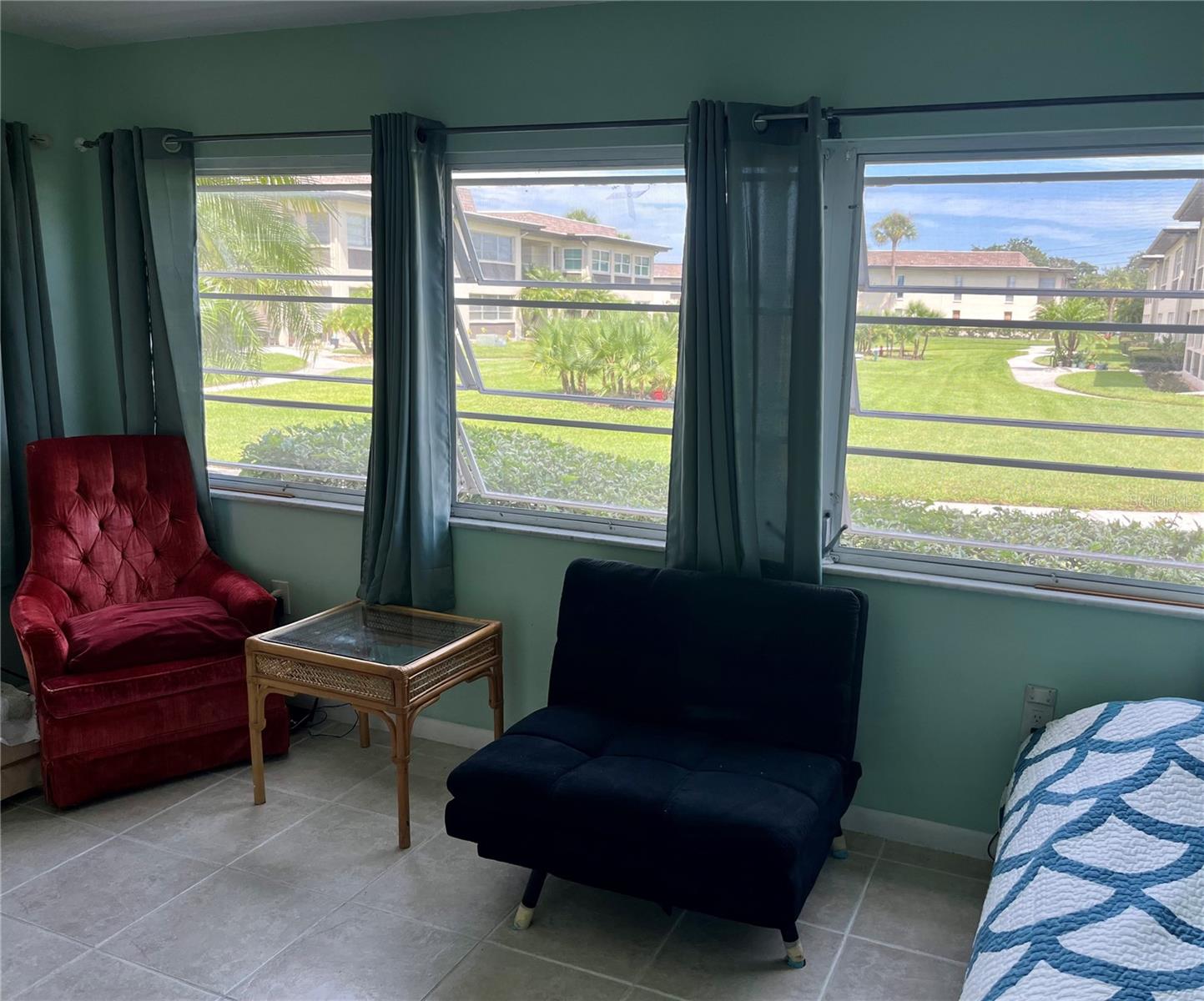 Courtyard view from Florida Room