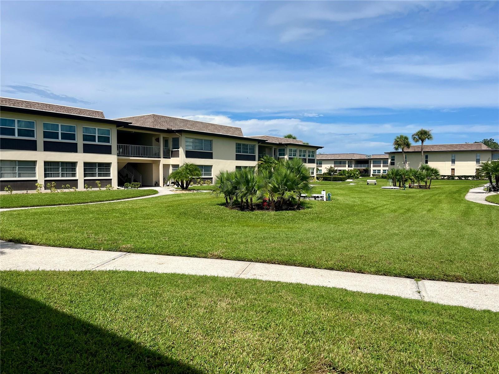 Beautifully maintained courtyard