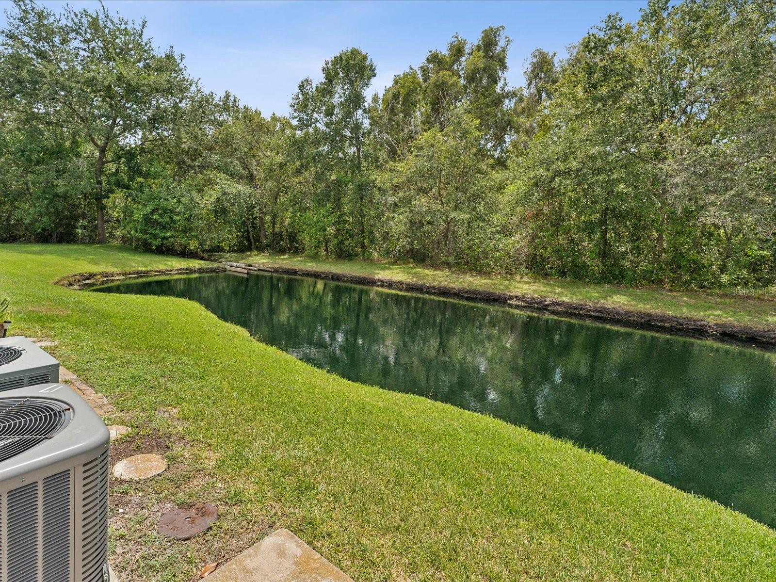 Exterior Pond View from Patio