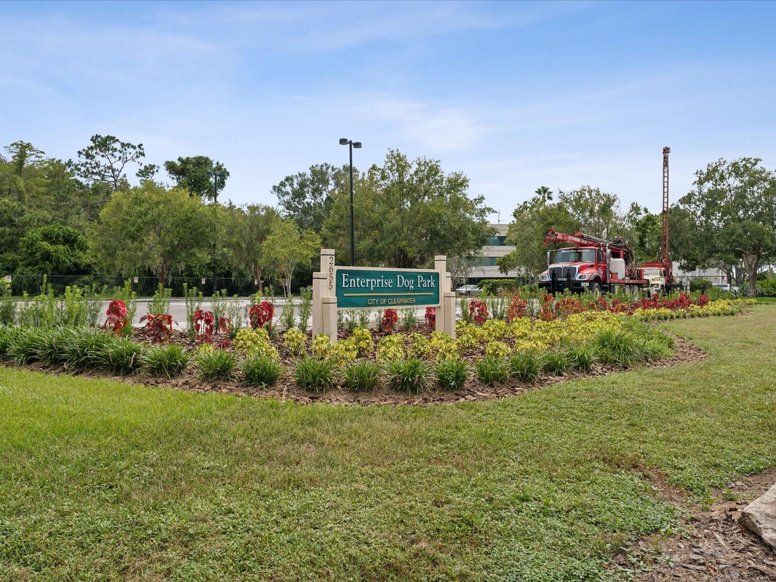 Enterprise Dog Park next to Community