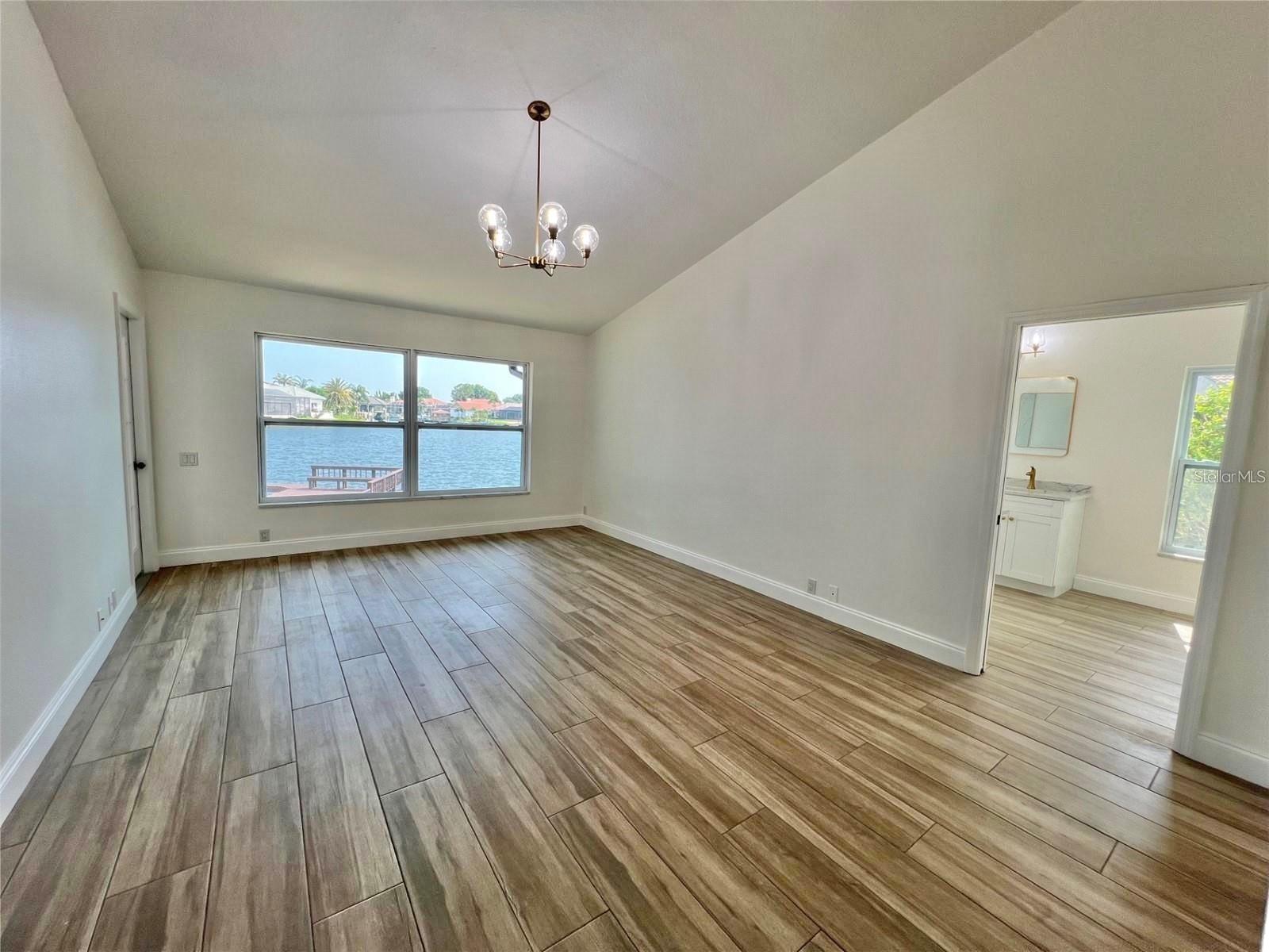 Master Bedroom with Waterviews