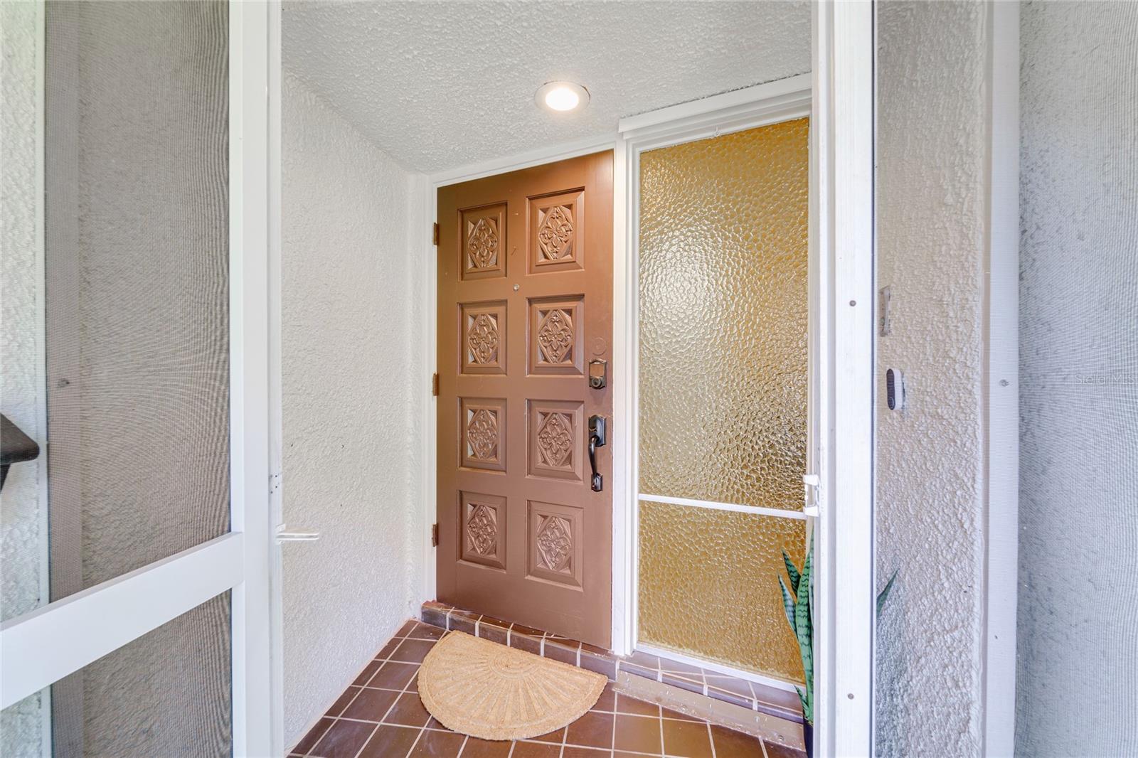 Front door entry to your new home!