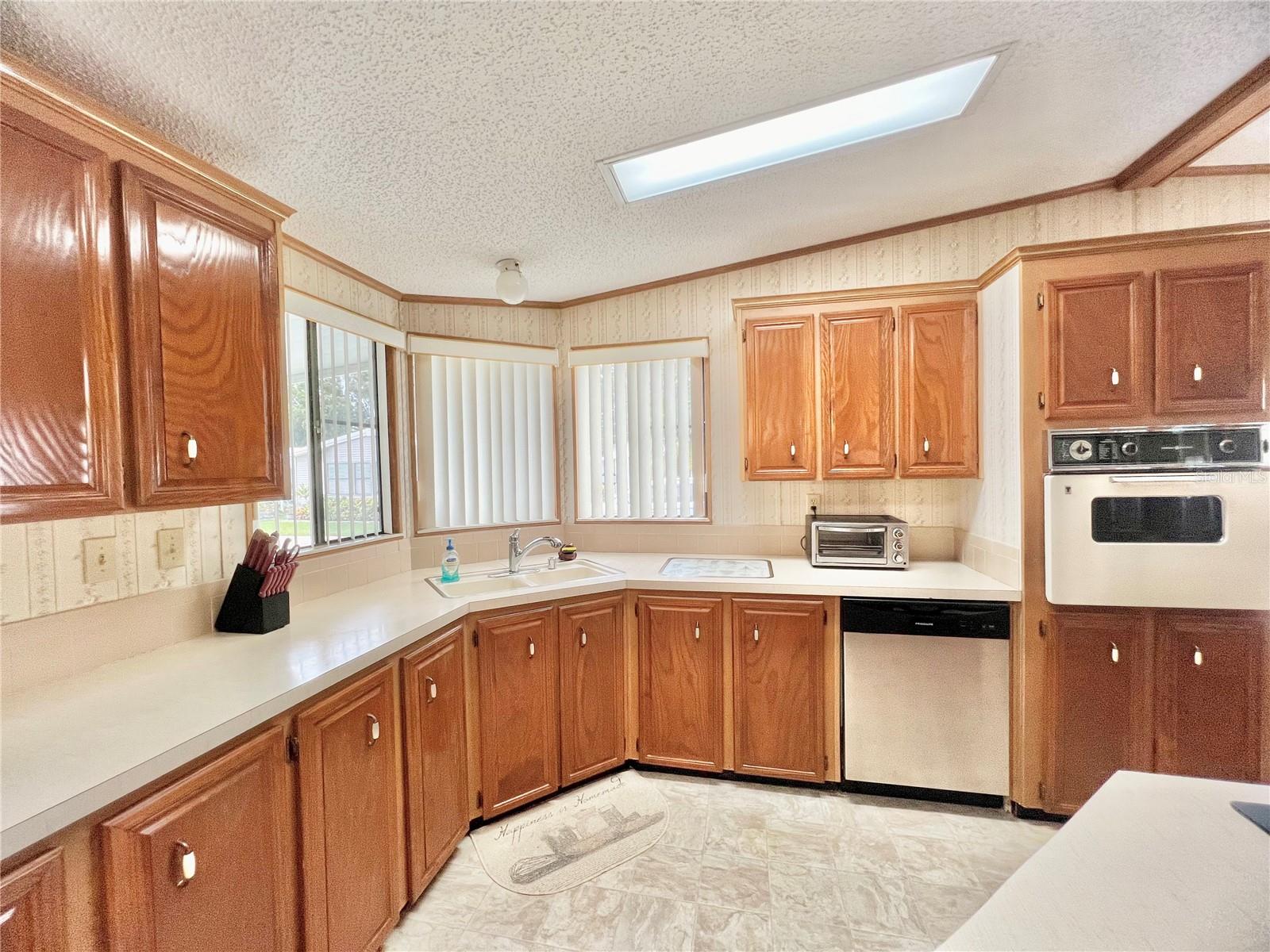 Kitchen with built in oven