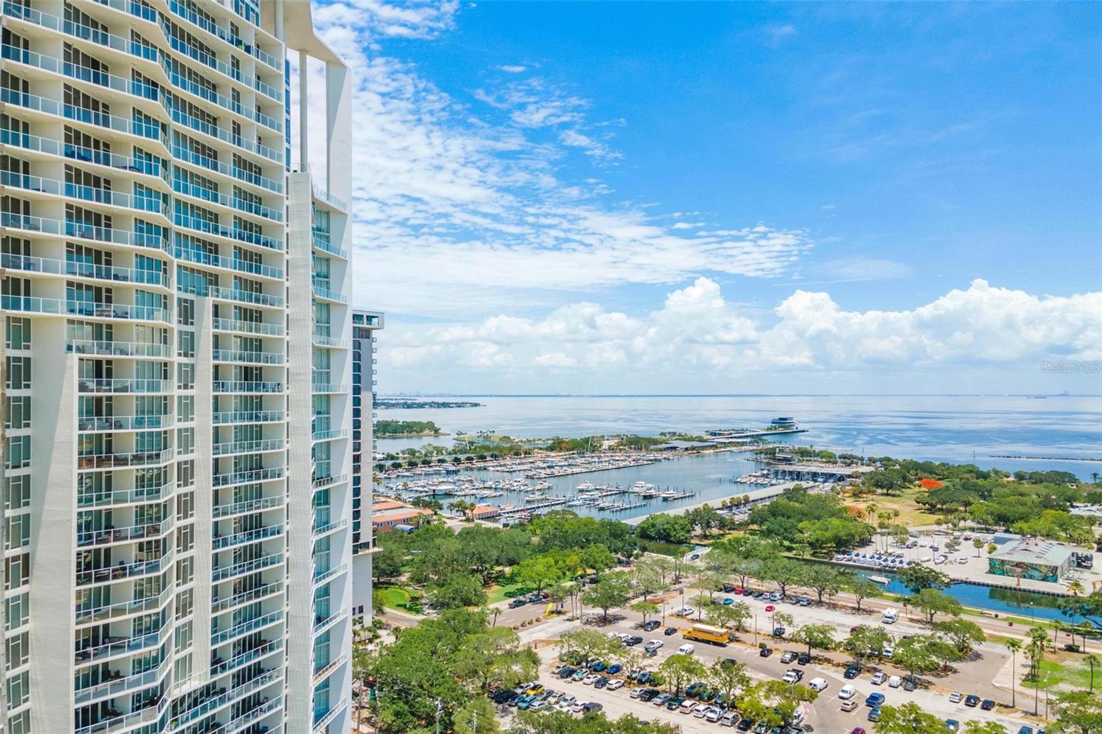 Spectacular south eastern water views of Tampa Bay