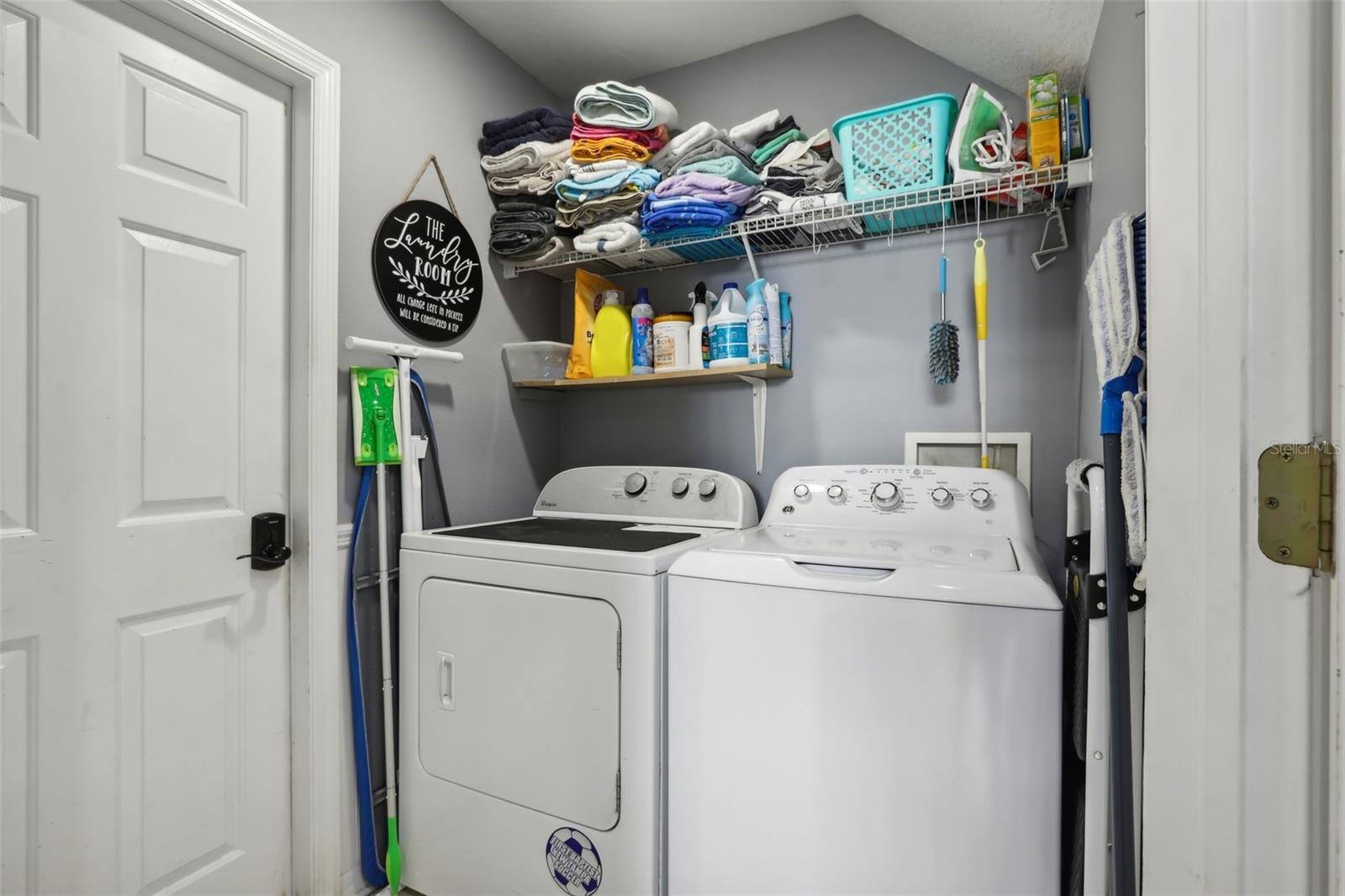 1st Floor Inside Laundry Room