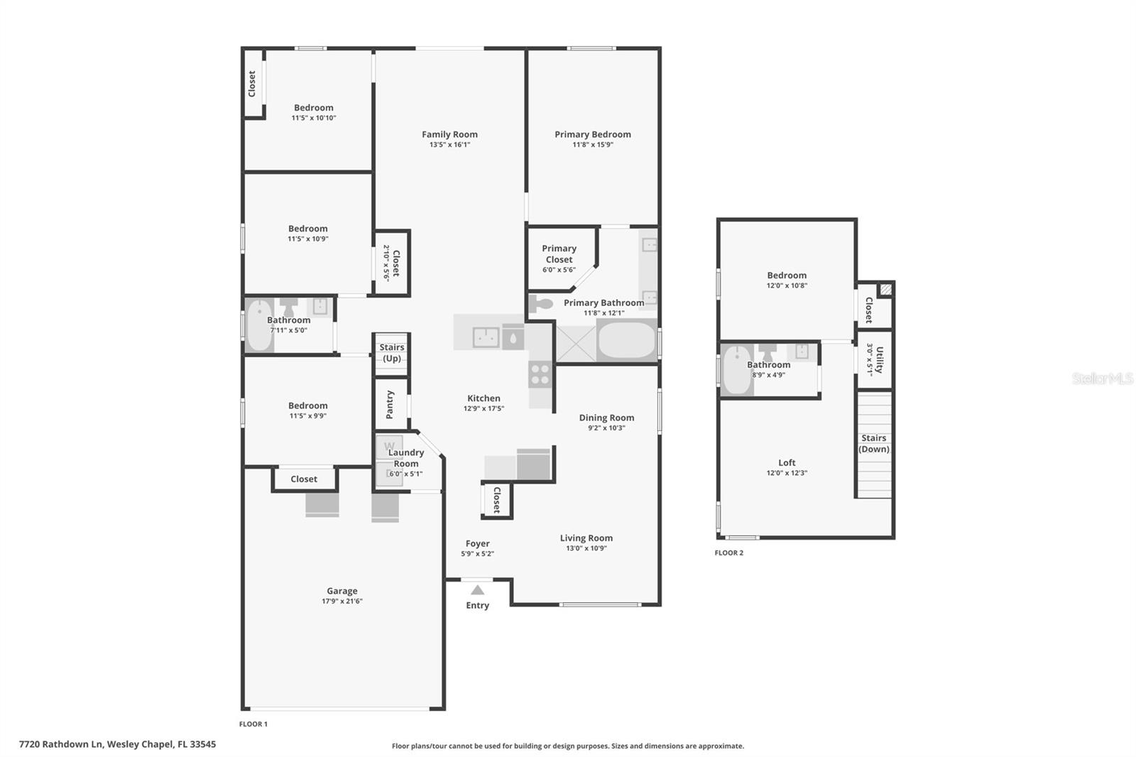 1st and 2nd Floorplan