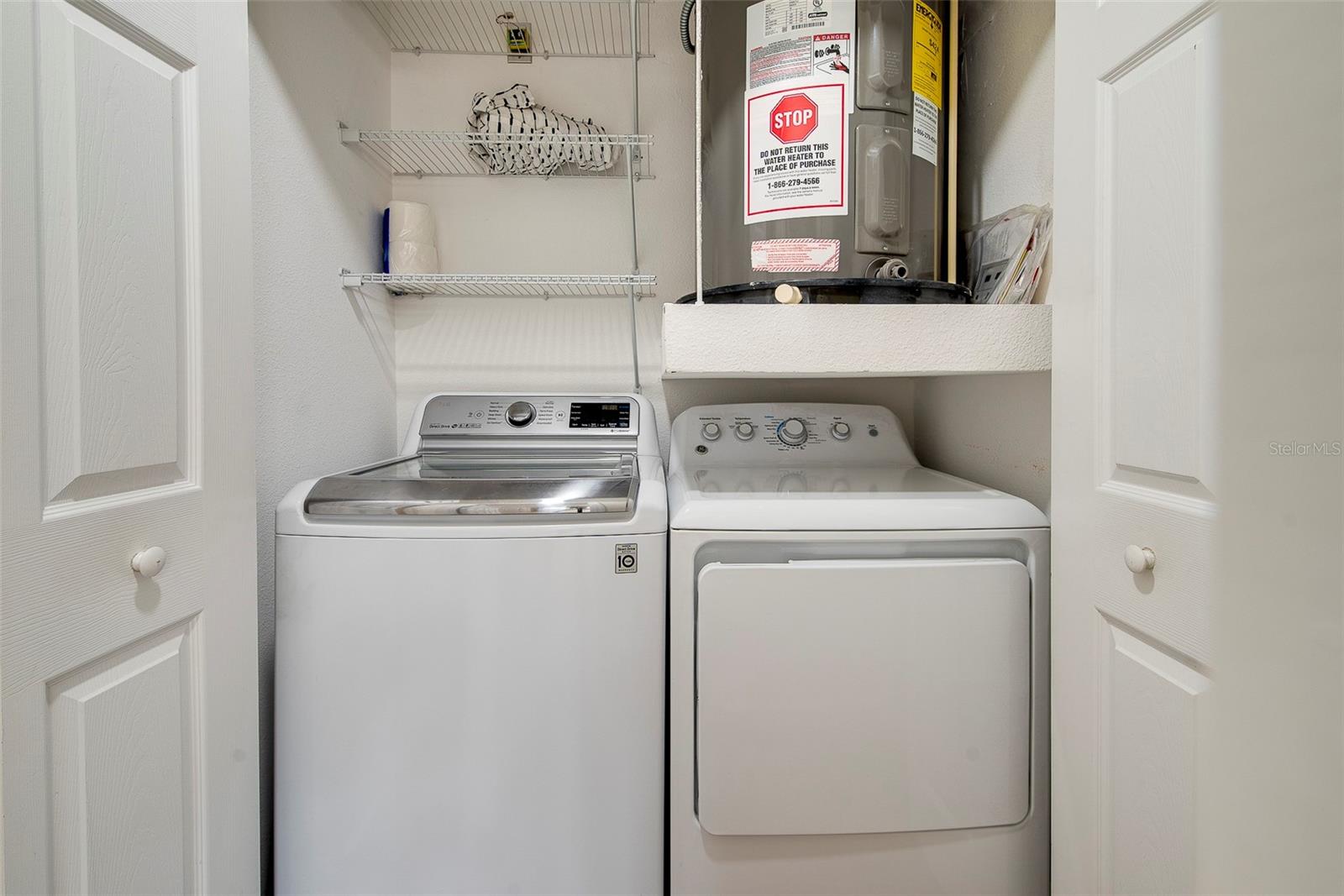 Hall laundry area