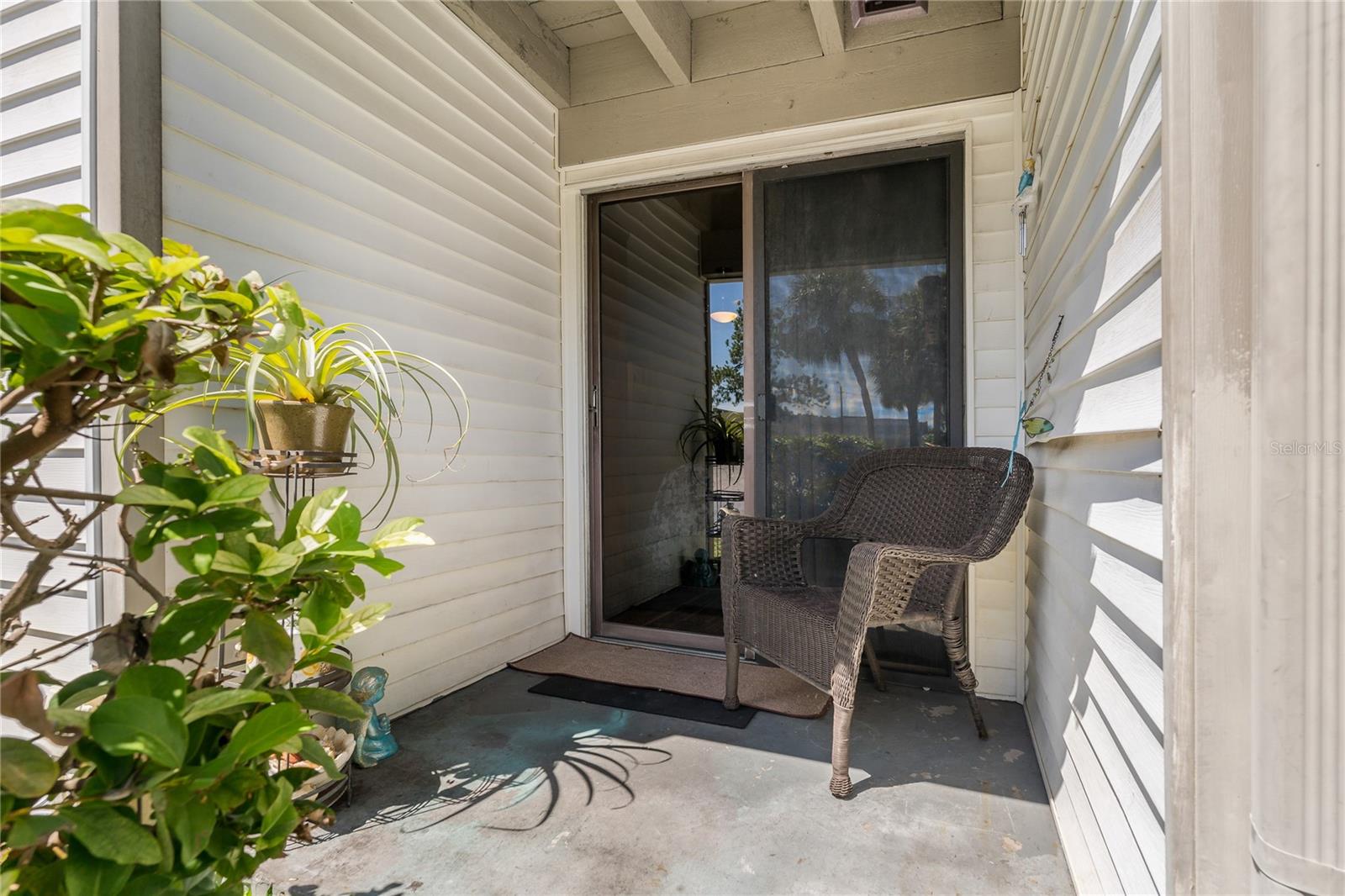 Front Patio Outside of Primary Bedroom