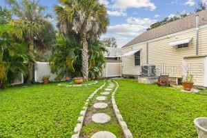 walkway around house