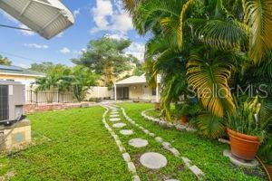 walkway around house