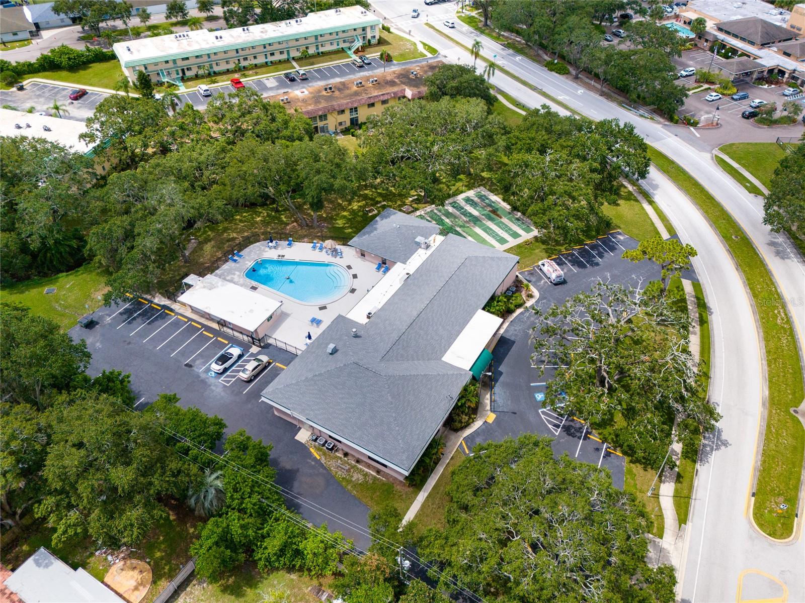 The Greenbriar Community features a large clubhouse with pool, fitness center and game area.