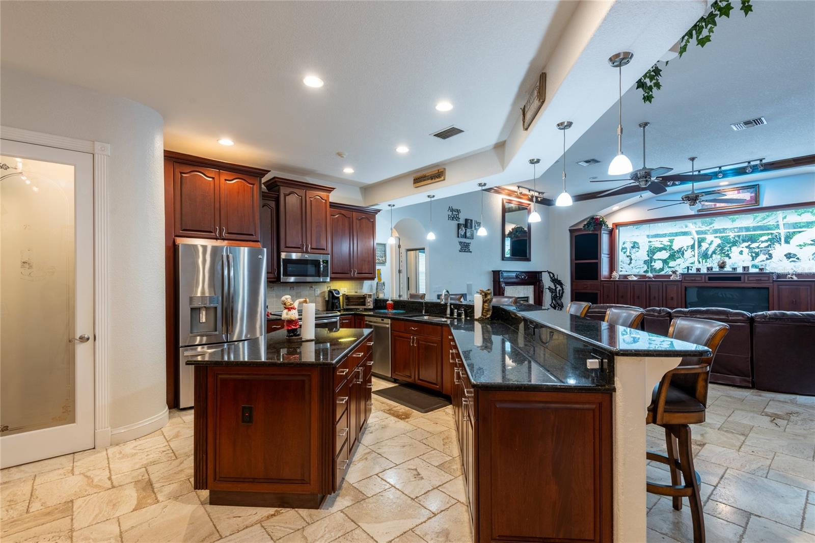 Beautiful kitchen - large walk-in pantry on the right.