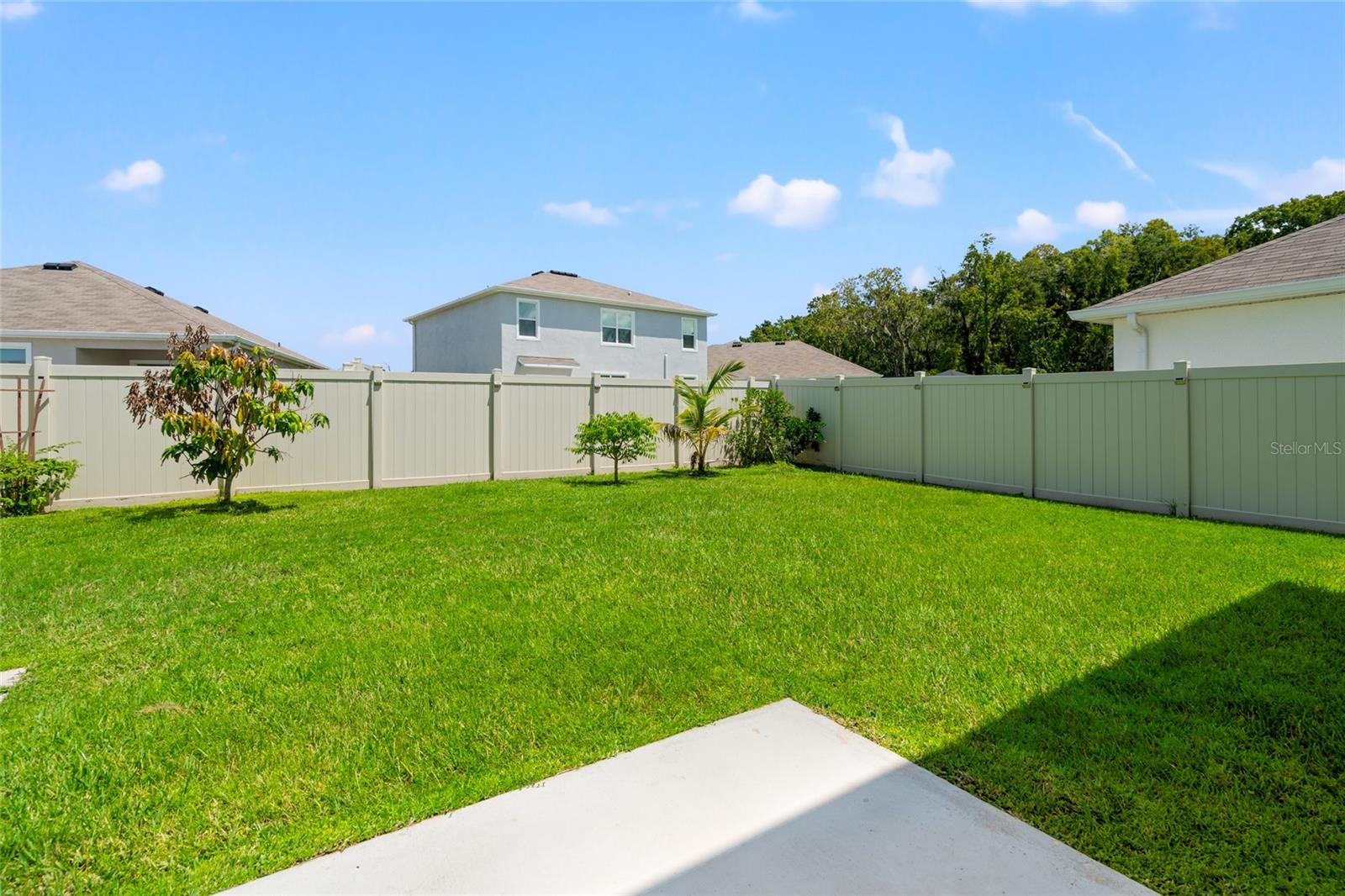 Private Fenced Pool Sized Backyard