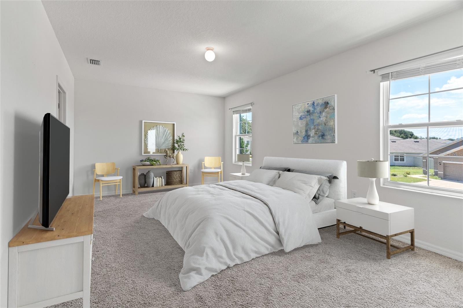 Spacious & Bright Primary Suite