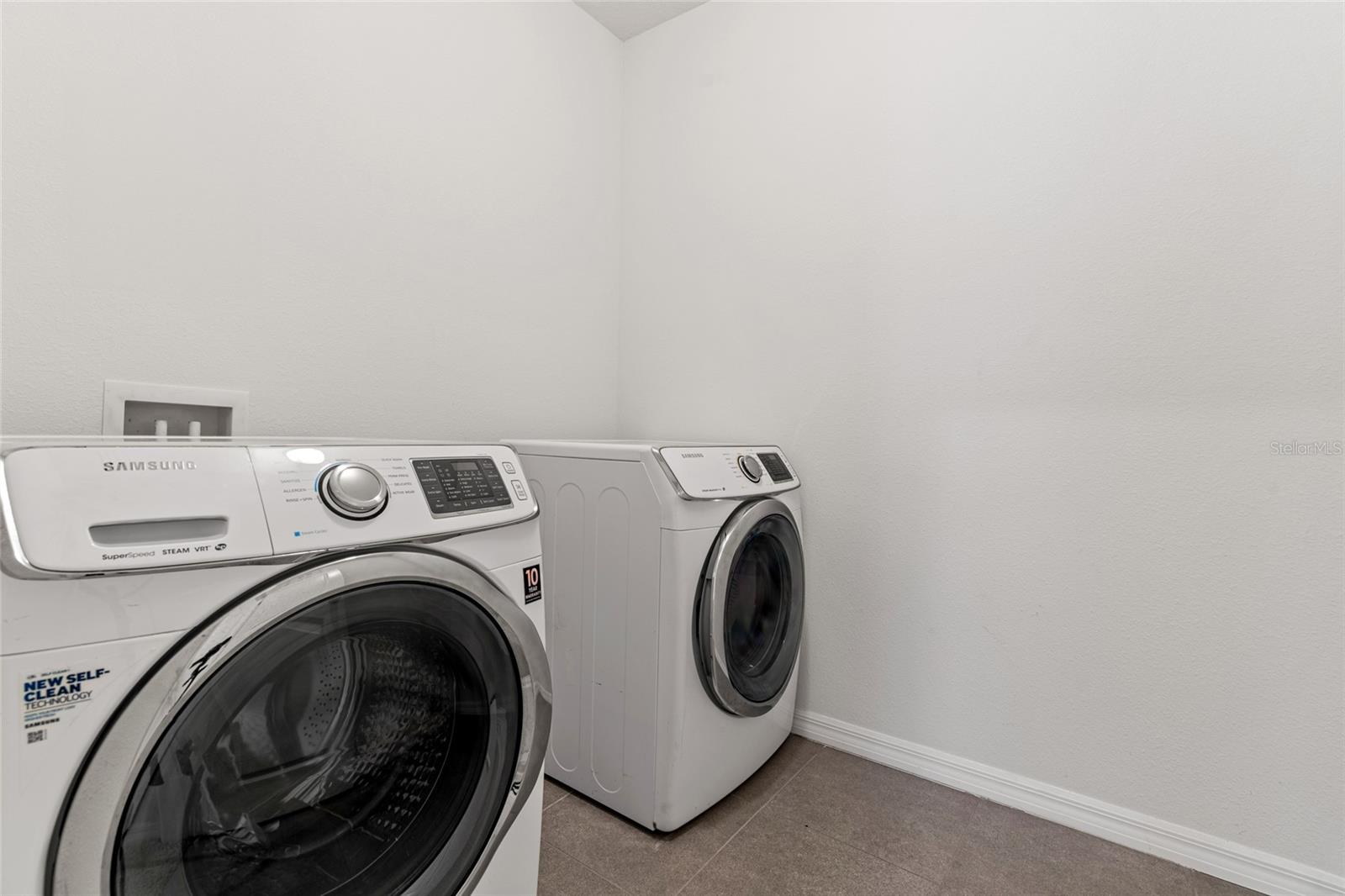 Laundry Room with Washer Dryer Included