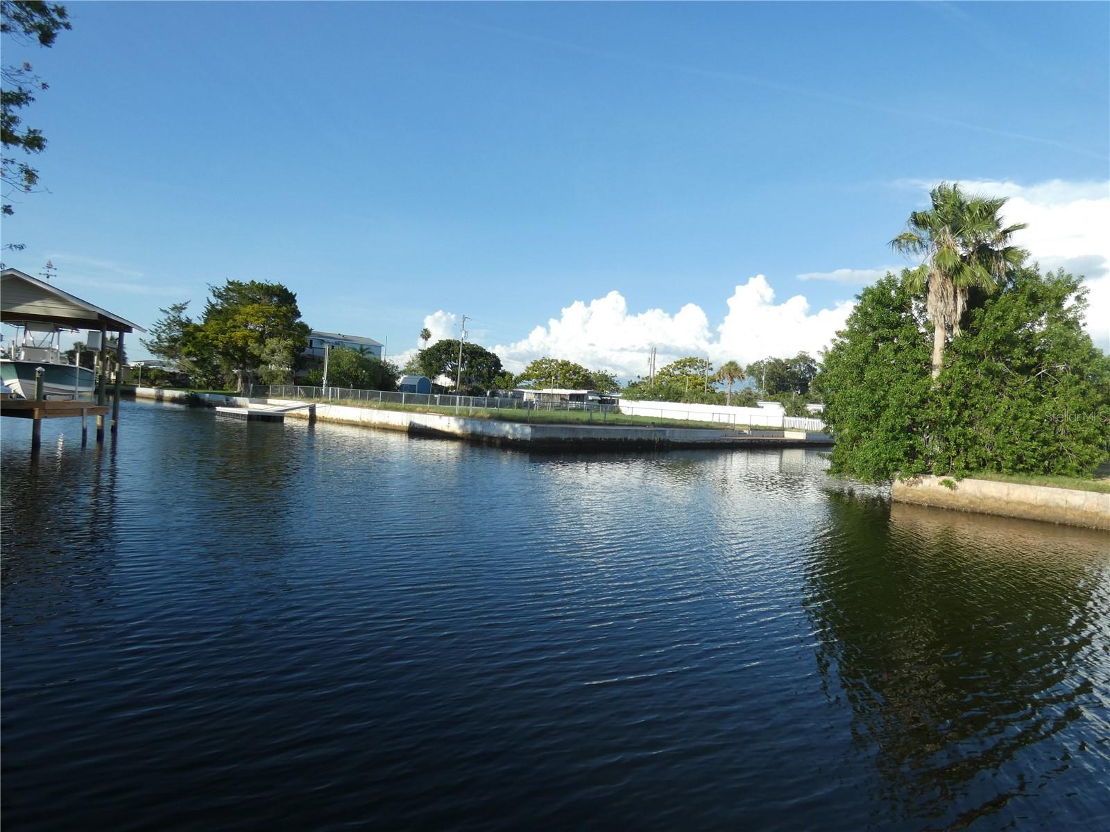 Nice wide deep canal.