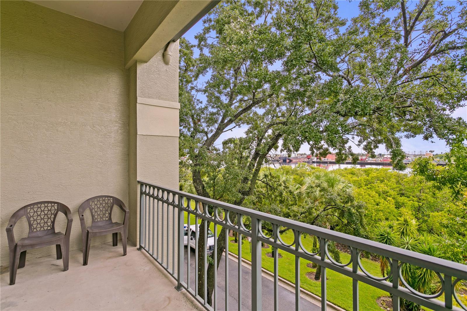 Your serene balcony space