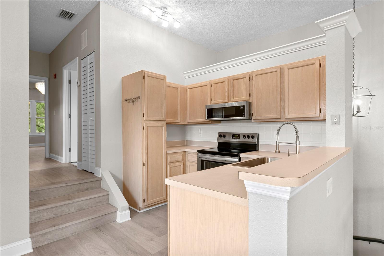 Open entertaining kitchen