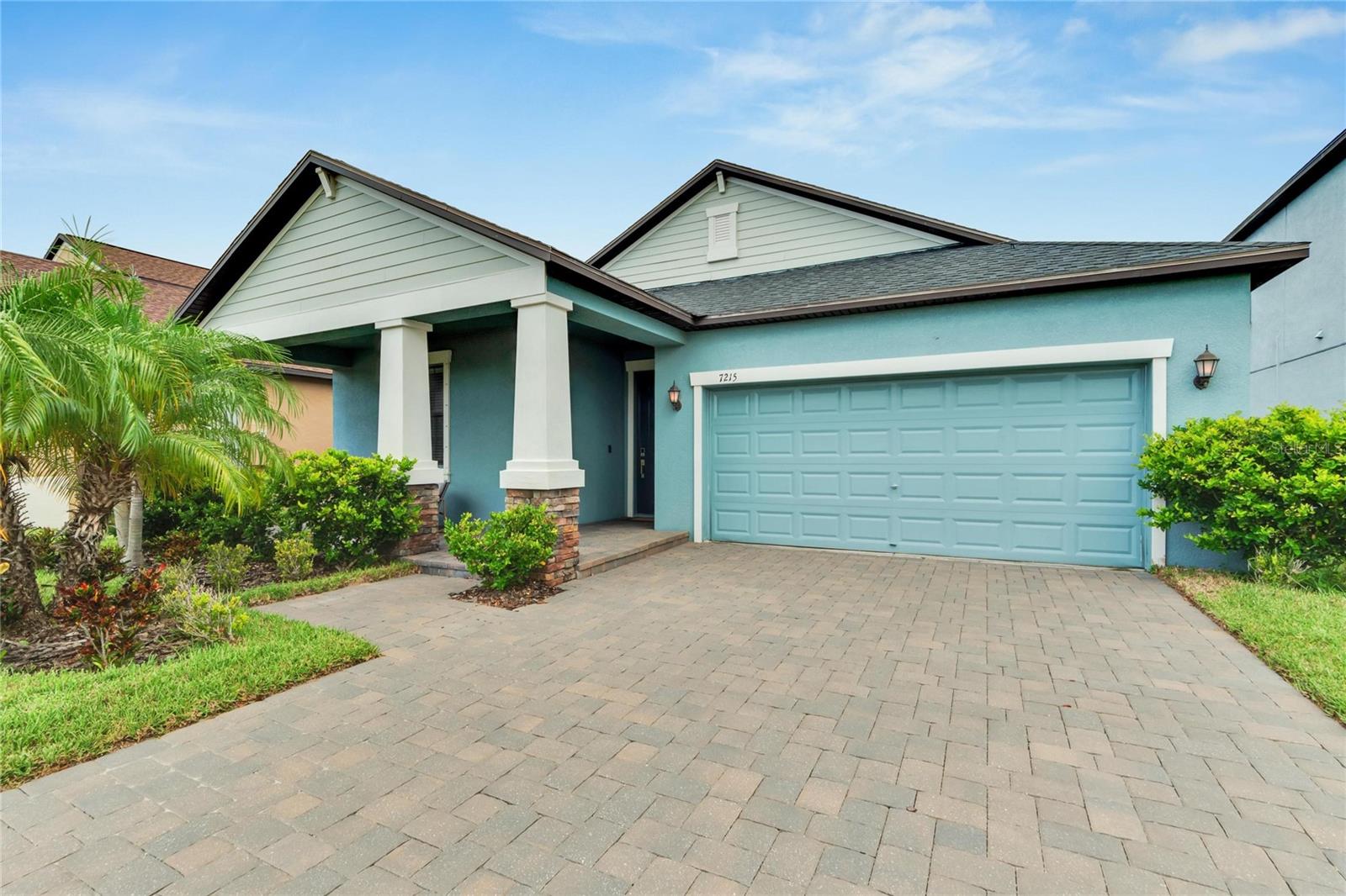 Paved Driveway & Front Porch