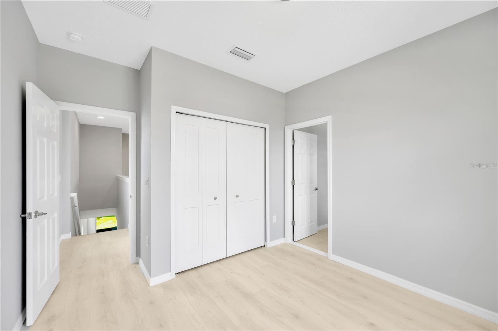 Bedroom 2 is off the stairs and off of the open loft