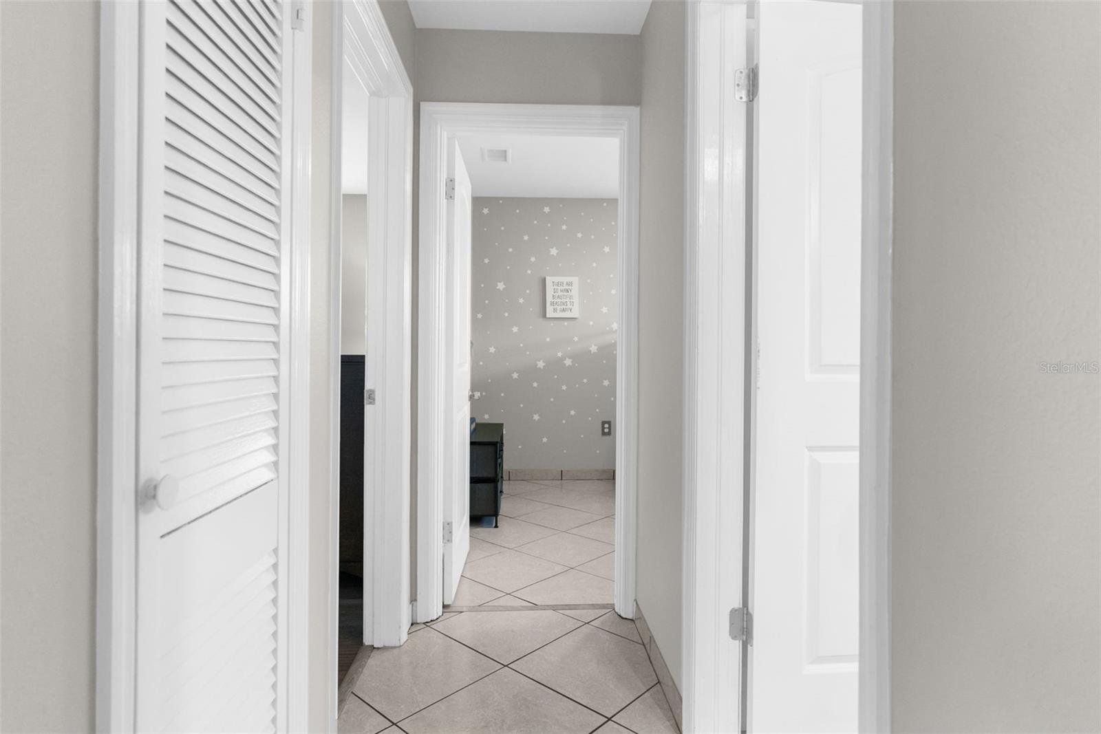 Hallway to Guest Bedrooms