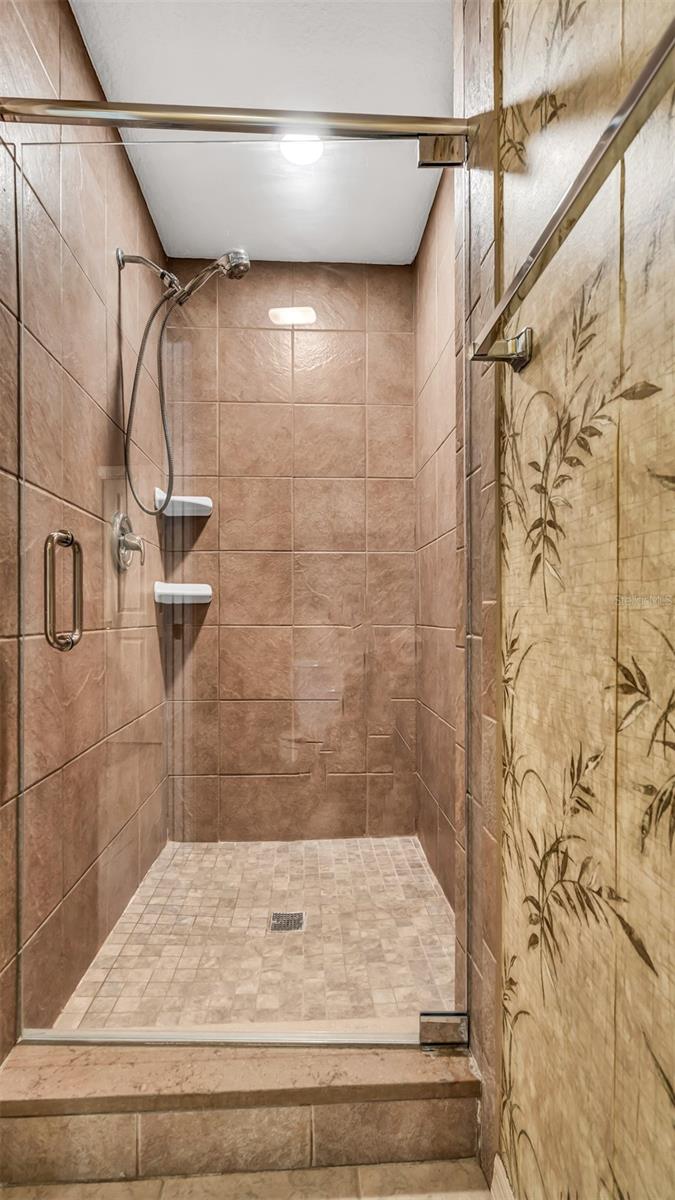 Shower in Primary bedroom en suite