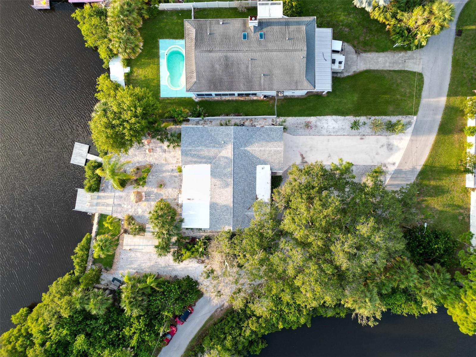 Overhead of Home and Property