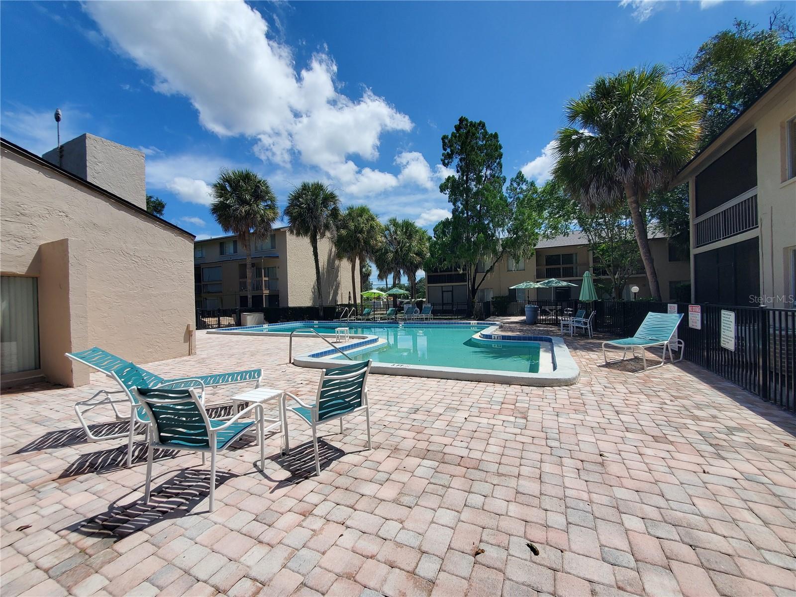 Main pool and clubhouse area