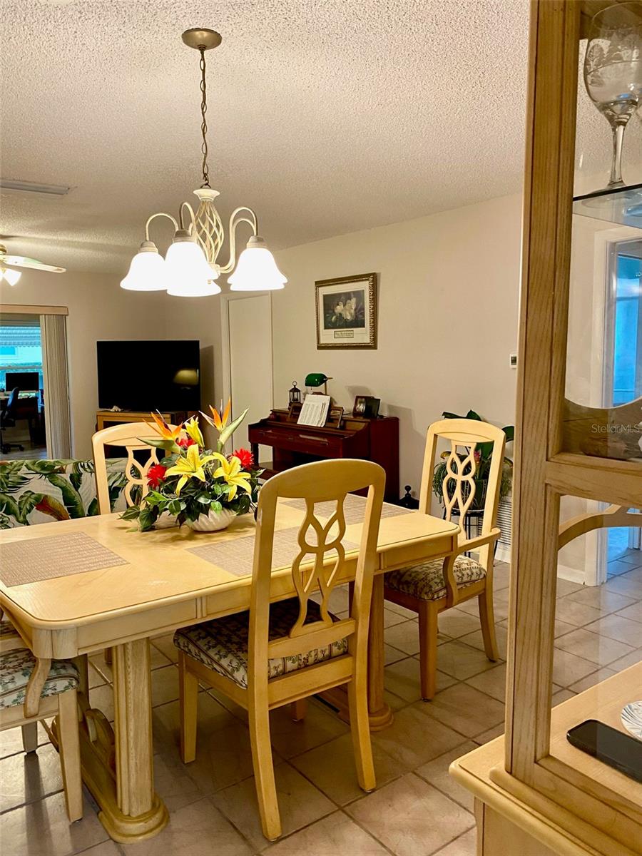 Tiled Flooring in Dining Area